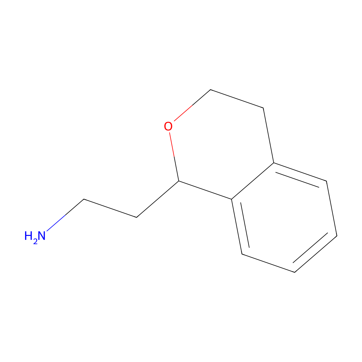 [2-(3,4-dihydro-1H-isochromen-1-yl)ethyl]amine molecular structure, CAS 27797-24-6