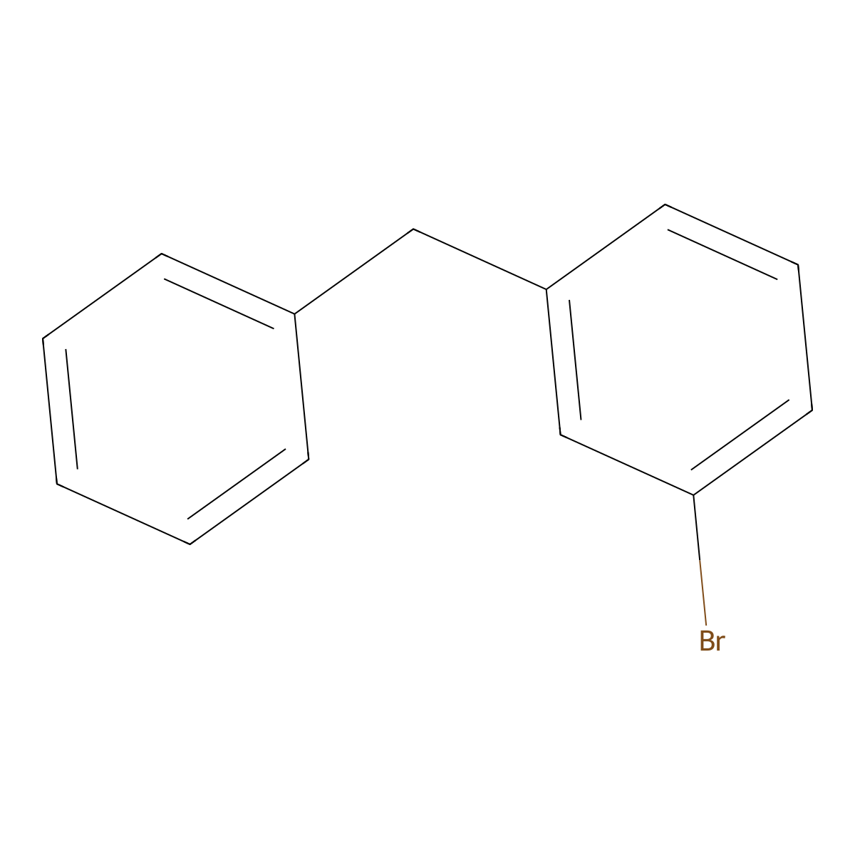 1-Benzyl-3-bromobenzene molecular structure, CAS 27798-39-6