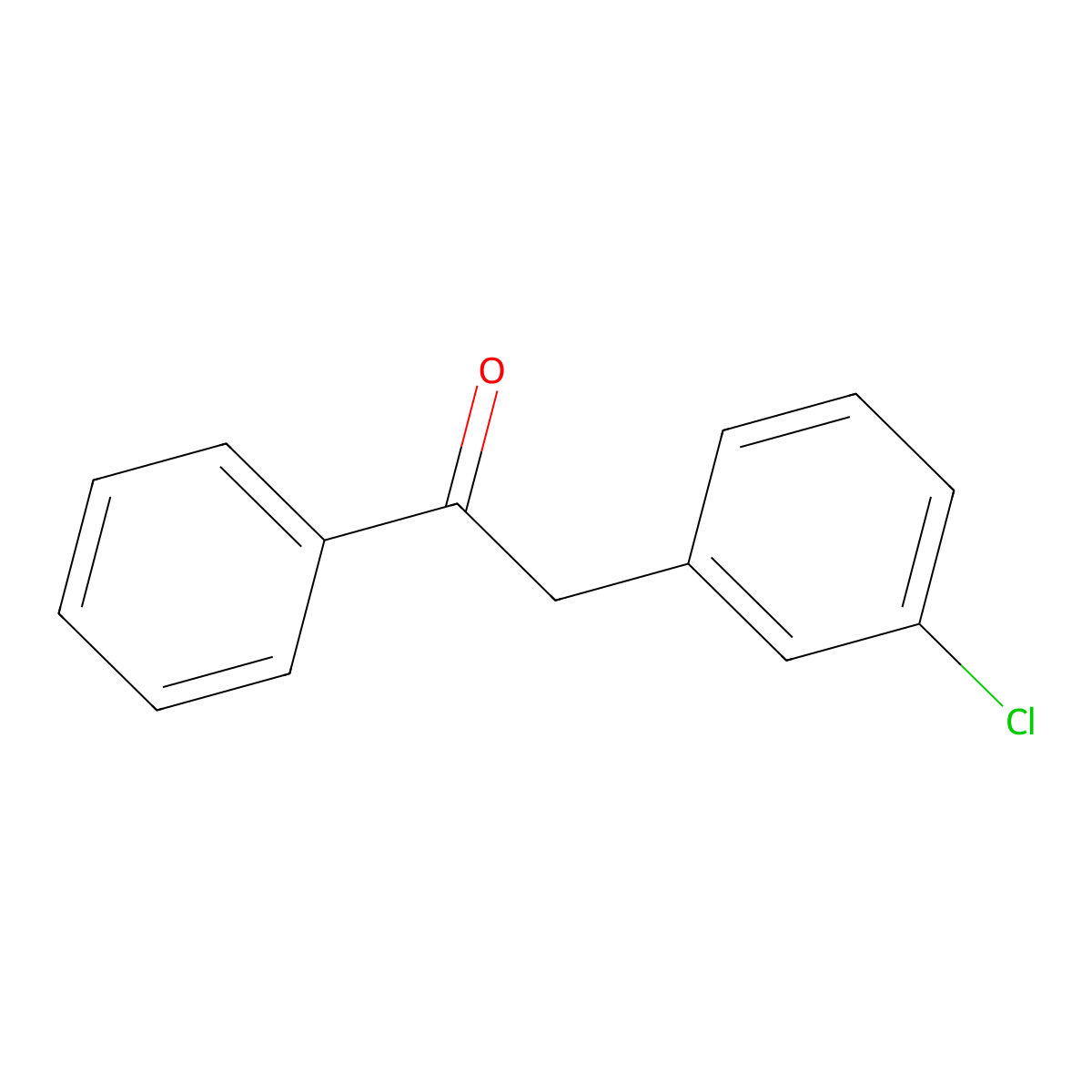 2-(3-Chlorophenyl)-1-phenylethanone molecular structure, CAS 27798-43-2