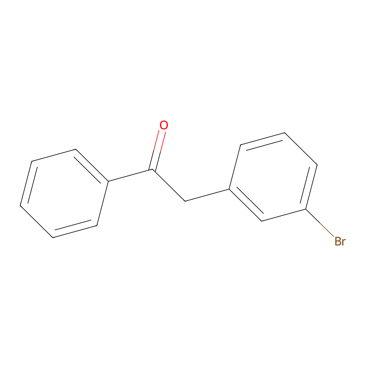 2-(3-Bromophenyl)Acetophenone molecular structure, CAS 27798-44-3