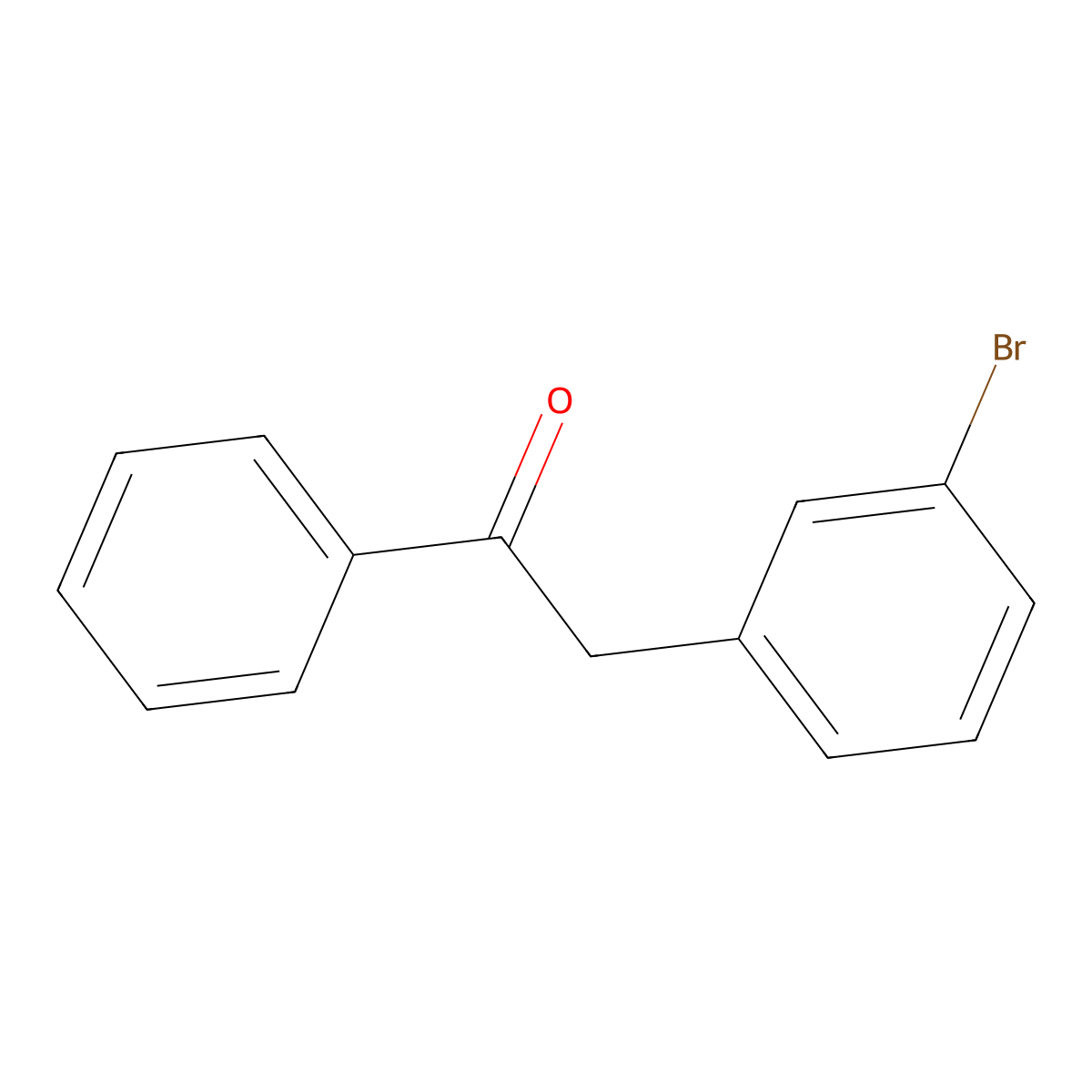 2-(3-Bromophenyl)Acetophenone molecular structure, CAS 27798-44-3