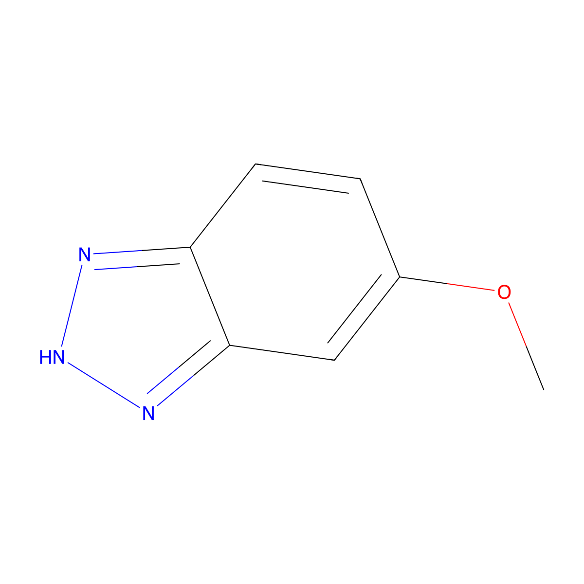 5-Methoxybenzotriazole molecular structure, CAS 27799-91-3