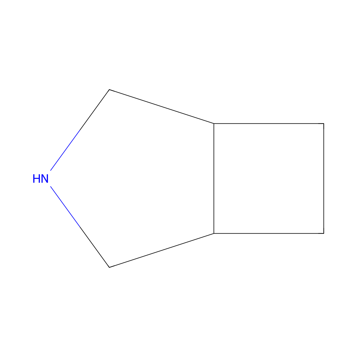 3-Azabicyclo[3.2.0]heptane molecular structure, CAS 278-08-0