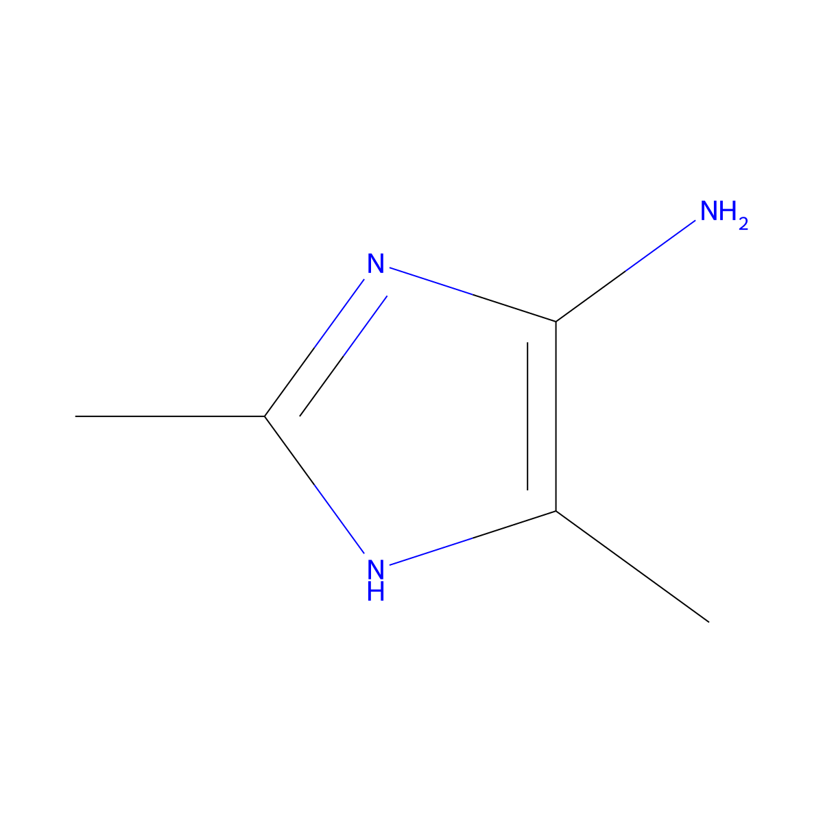 2,4-Dimethyl-1H-imidazol-5-amine molecular structure, CAS 27802-66-0