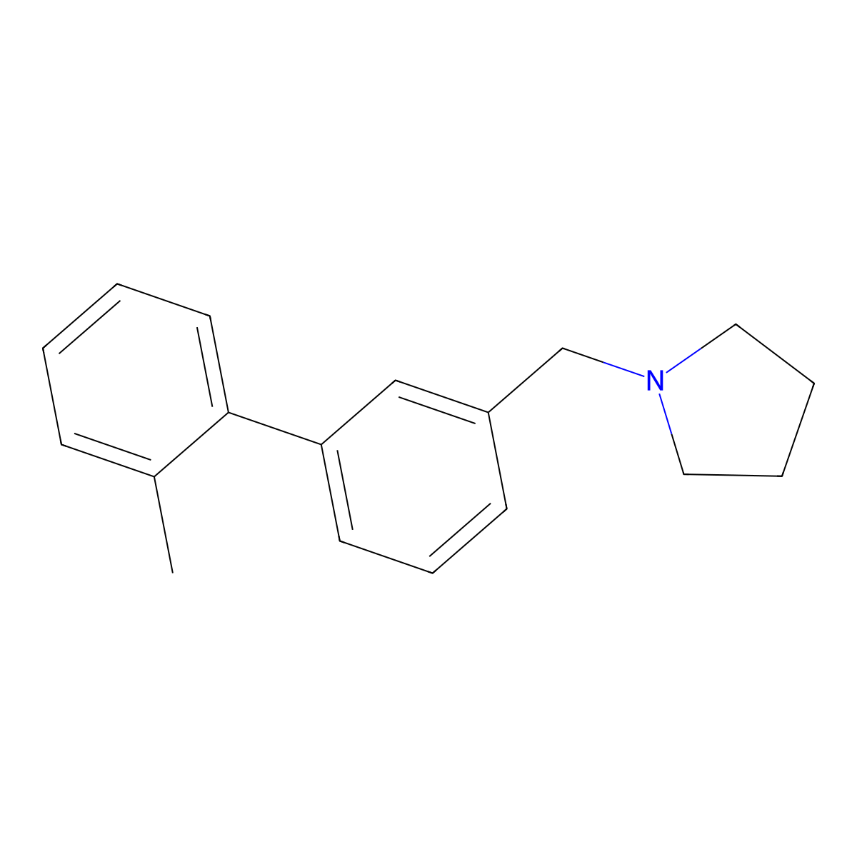 1-[(2'-Methyl[1,1'-biphenyl]-3-yl)methyl]pyrrolidine molecular structure, CAS 2780338-07-8
