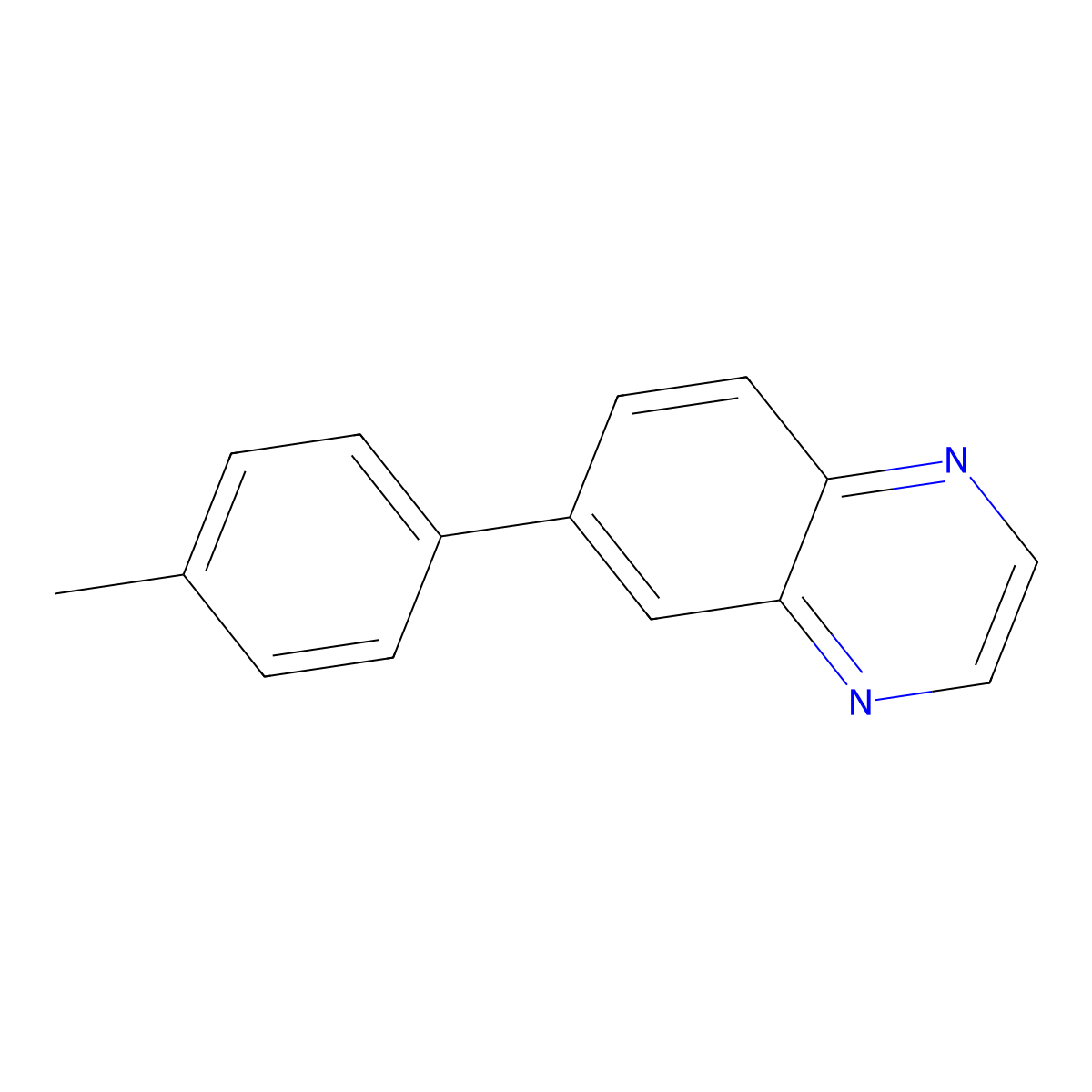 6-(4-Methylphenyl)quinoxaline molecular structure, CAS 2780569-16-4