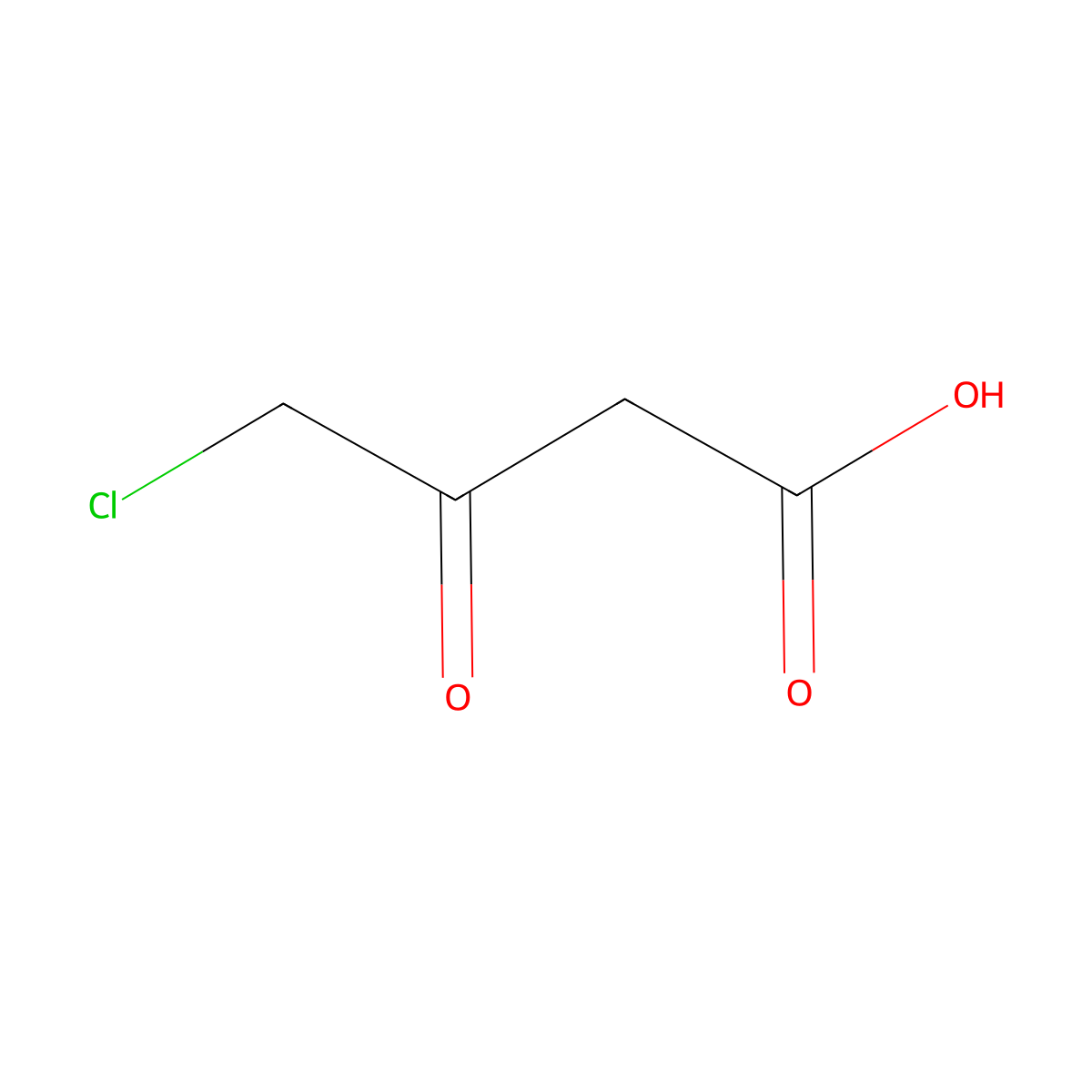 Butanoic acid, 4-chloro-3-oxo- molecular structure, CAS 27807-84-7