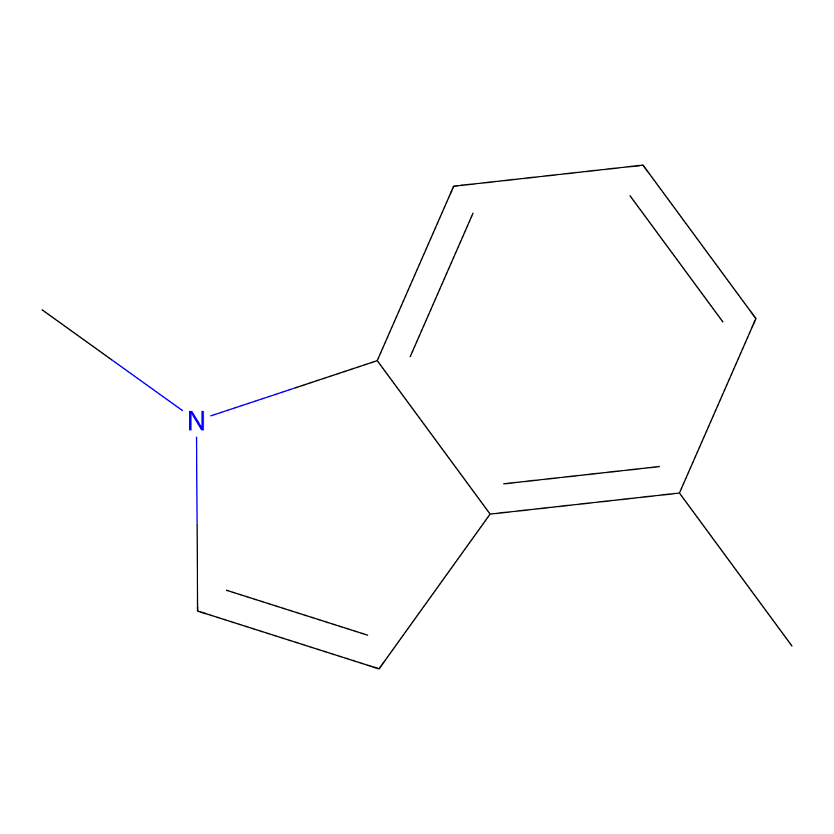 1,4-Dimethylindole molecular structure, CAS 27816-52-0