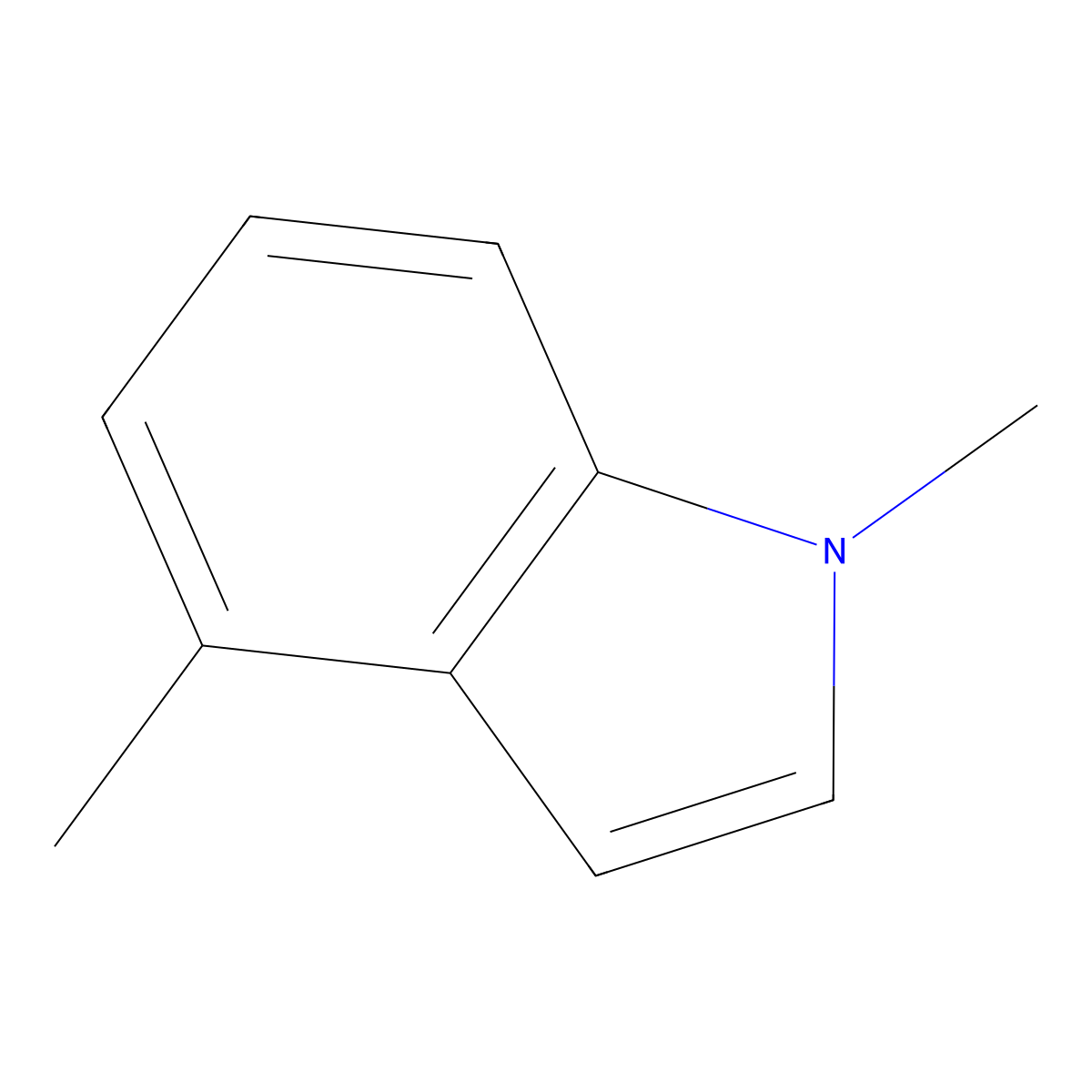 1,4-Dimethylindole molecular structure, CAS 27816-52-0