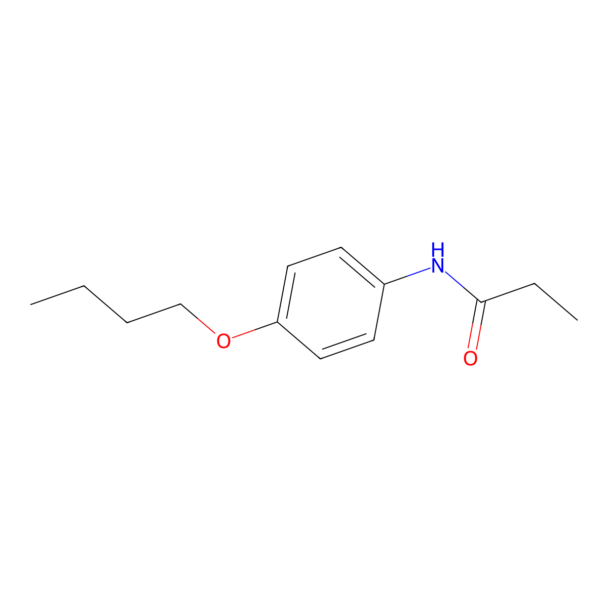 3(4-Butoxyphenyl)propionamide molecular structure, CAS 27817-15-8