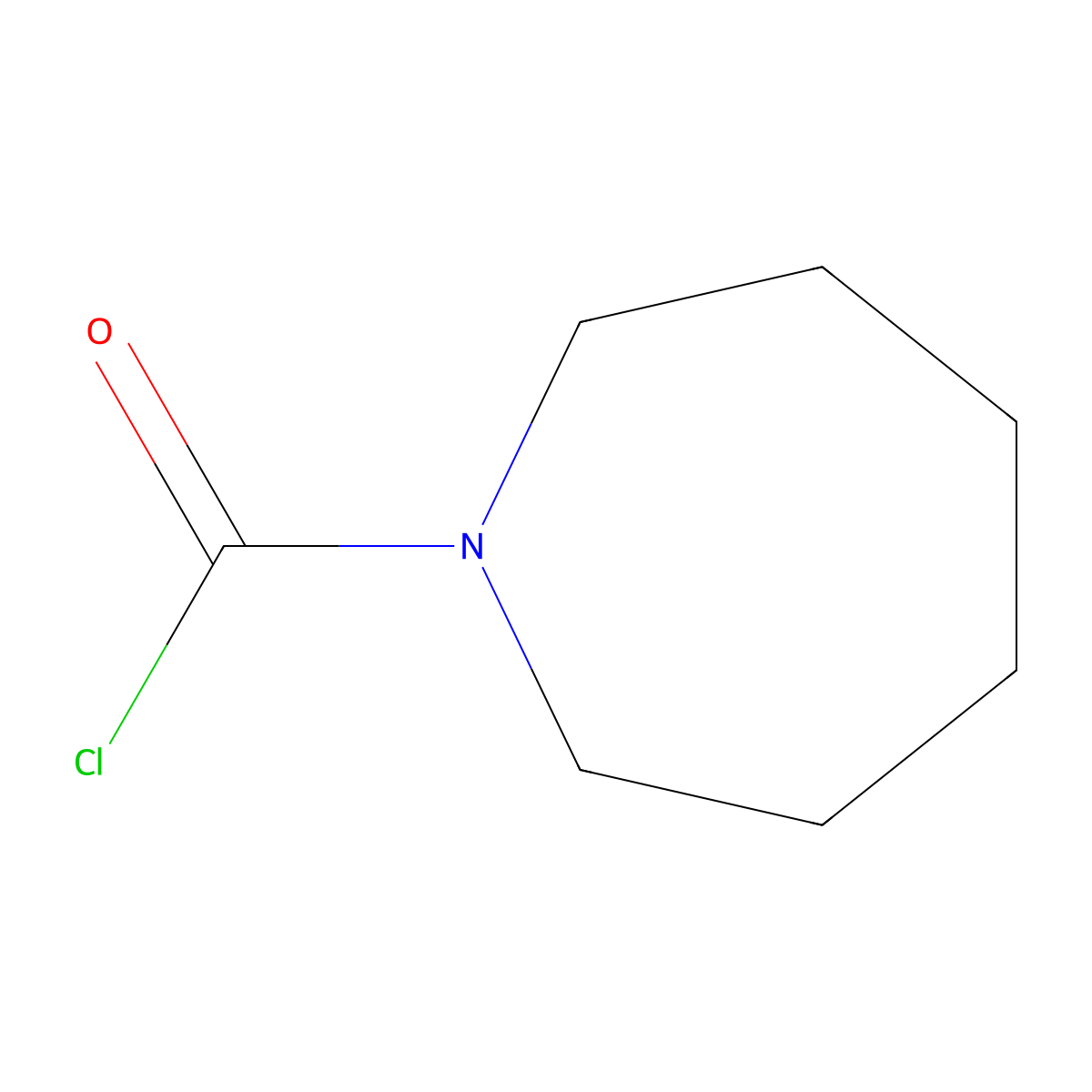 Hexahydro-1H-azepine-1-carbonyl chloride molecular structure, CAS 27817-35-2