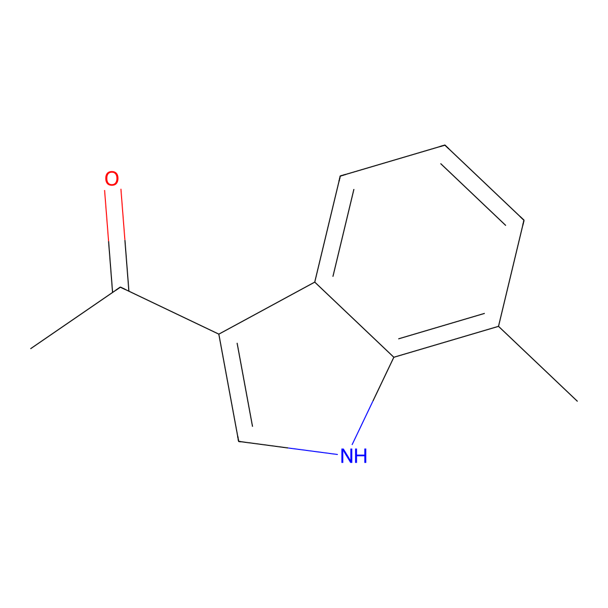 1-(7-Methyl-1H-indol-3-yl)ethan-1-one molecular structure, CAS 278180-95-3