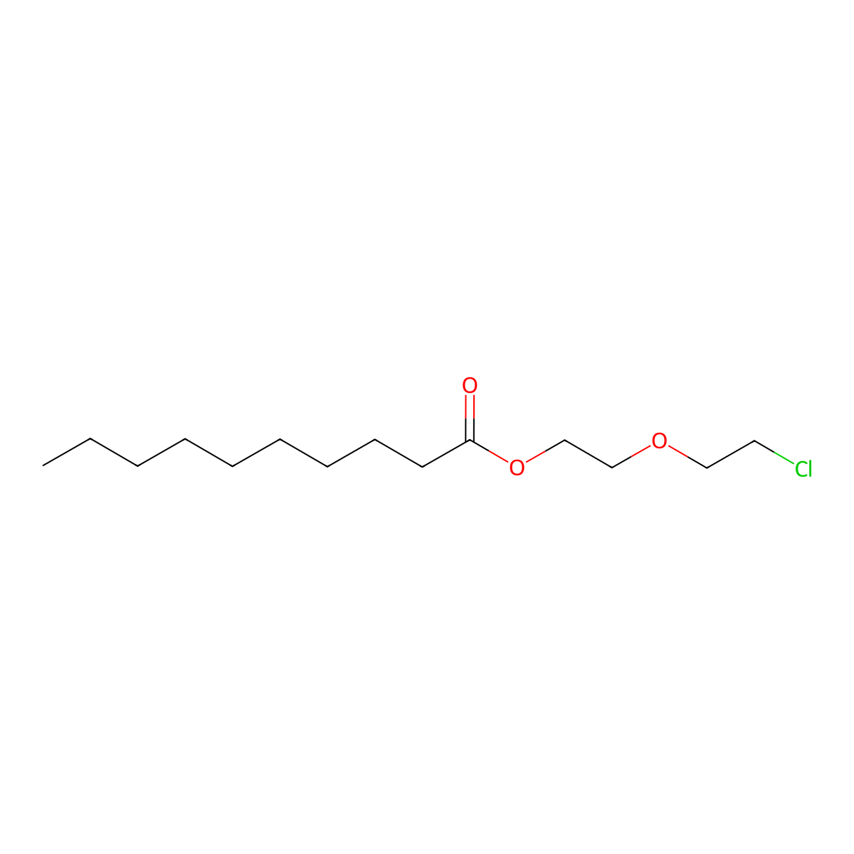 2-(2-chloroethoxy)ethyl Decanoate molecular structure, CAS 27819-31-4