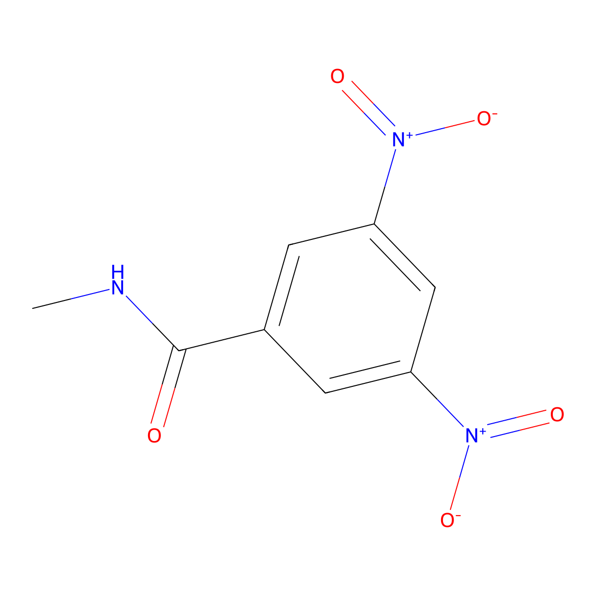 N-Methyl-3,5-dinitrobenzamide molecular structure, CAS 2782-43-6