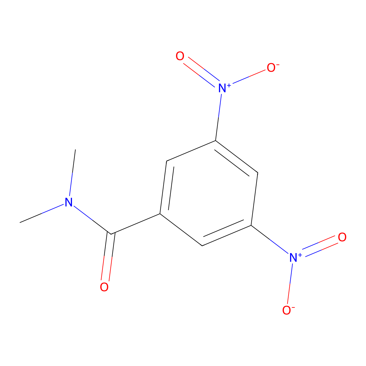 N,N-Dimethyl-3,5-dinitrobenzamide molecular structure, CAS 2782-45-8