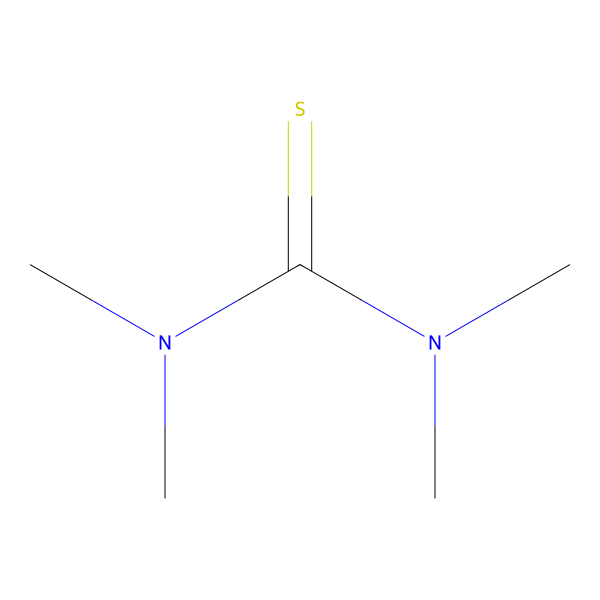Tetramethylthiourea molecular structure, CAS 2782-91-4