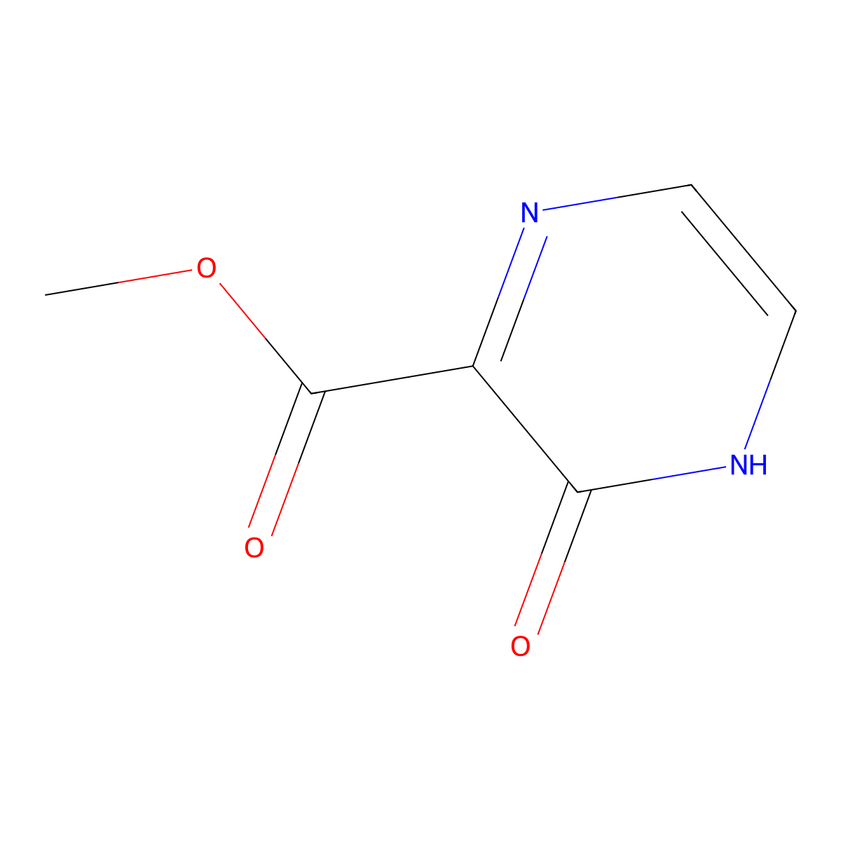 Methyl 3-hydroxypyrazine-2-carboxylate molecular structure, CAS 27825-20-3