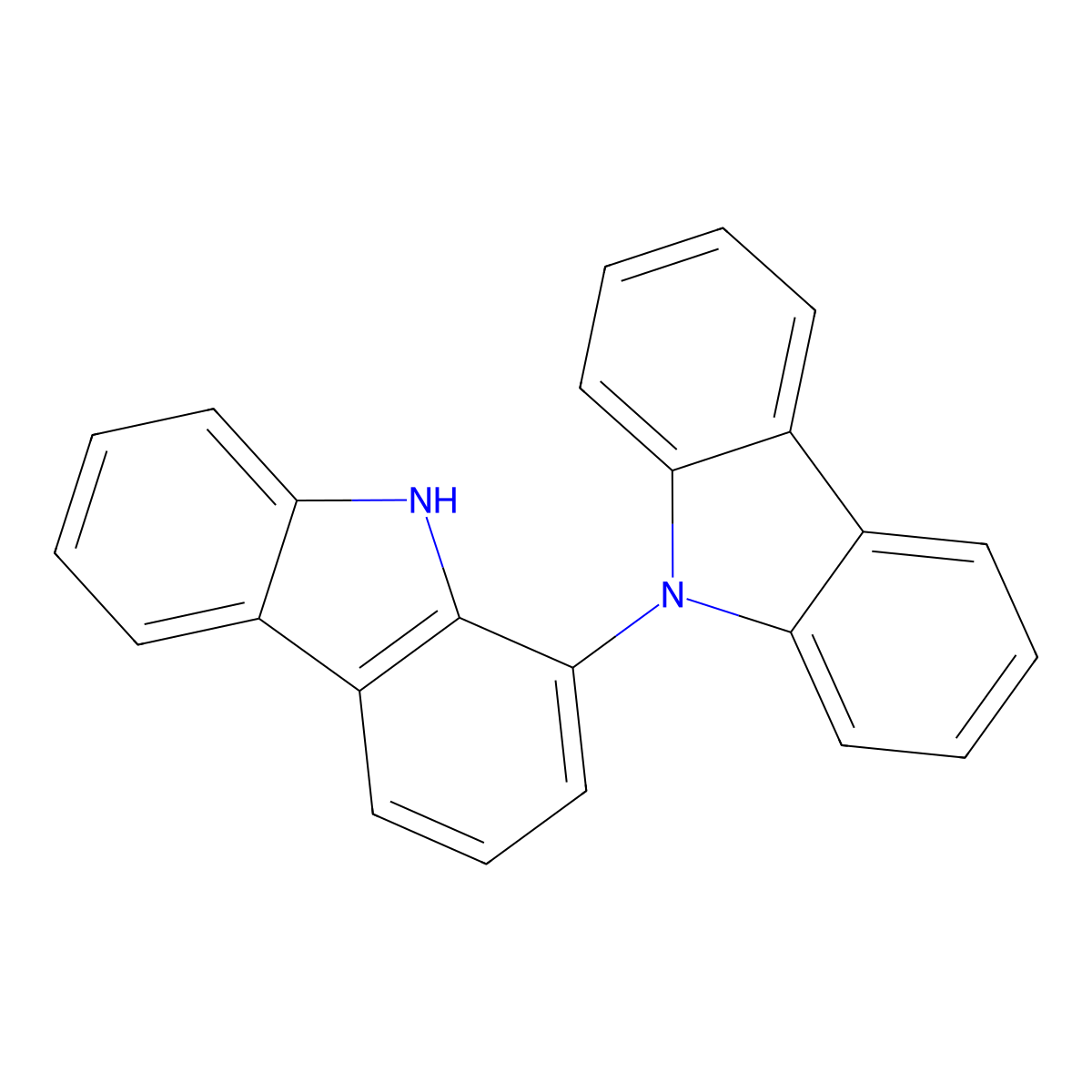 9H-1,9'-Bicarbazole molecular structure, CAS 27825-35-0