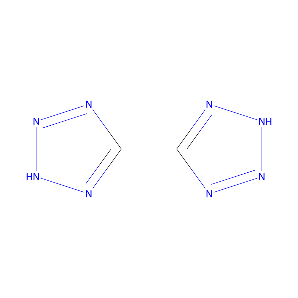 5,5'-Bitetrazole molecular structure, CAS 2783-98-4