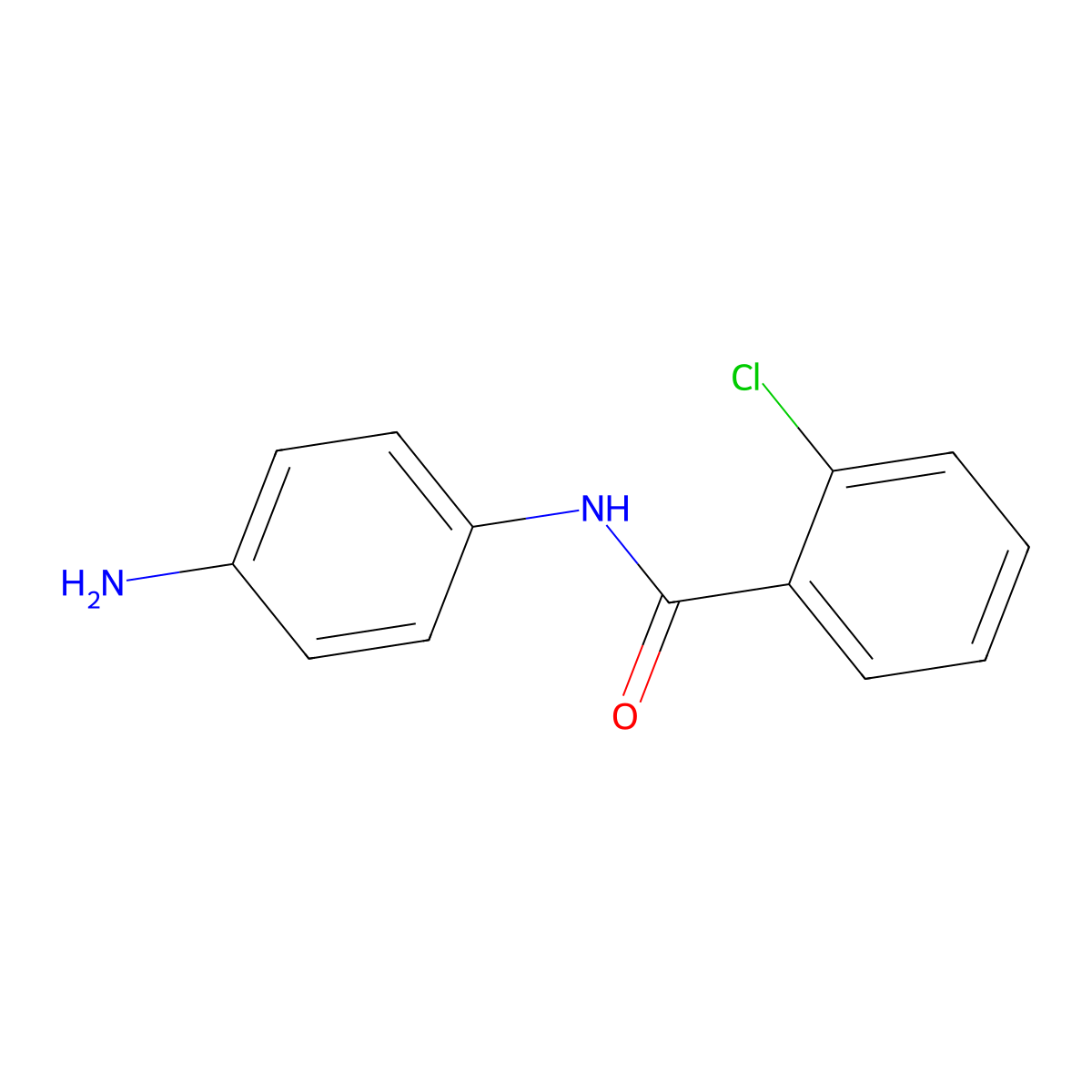 N-(4-aminophenyl)-2-chlorobenzamide molecular structure, CAS 27831-89-6