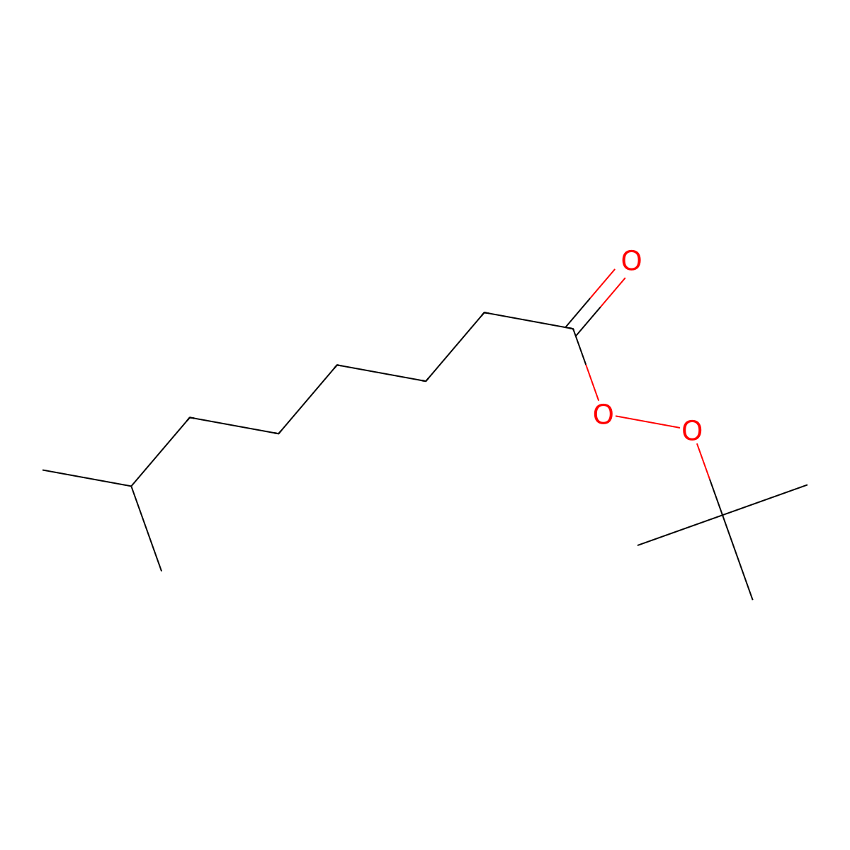 tert-Butyl isononaneperoxoate molecular structure, CAS 27836-52-8