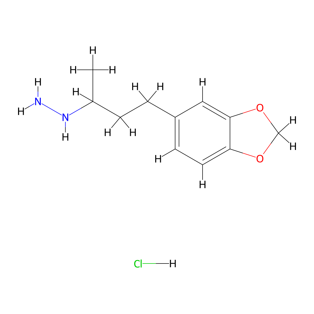 Safrazine Hydrochloride molecular structure, CAS 27849-94-1