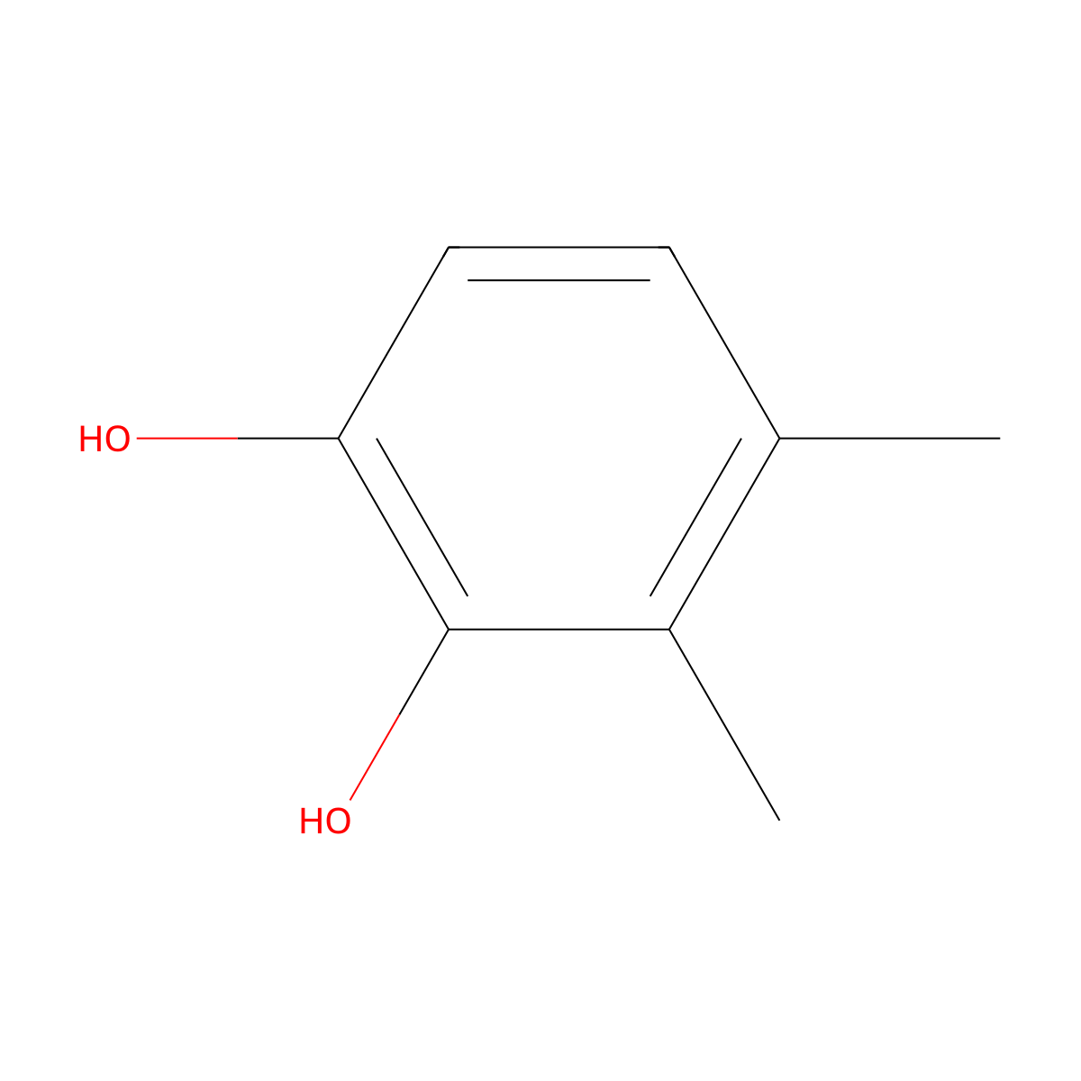 3,4-Dimethylcatechol molecular structure, CAS 2785-76-4