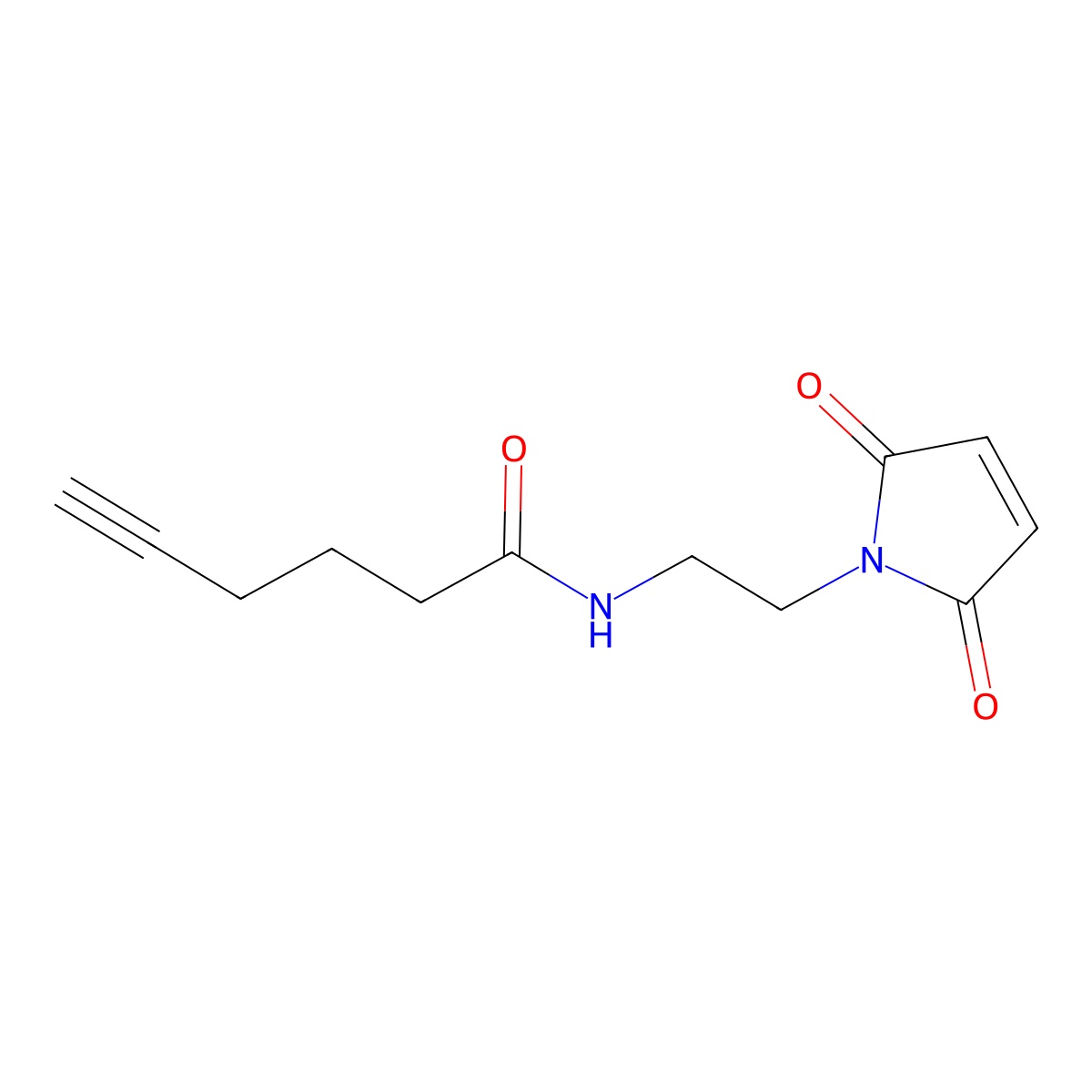 Alkyne maleimide molecular structure, CAS 2785323-77-3
