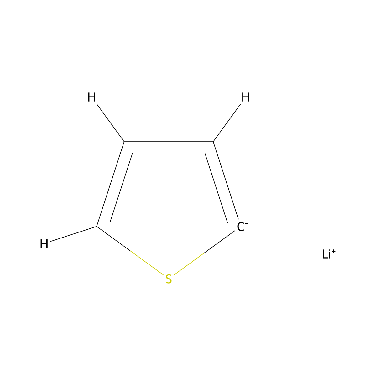 2-Thienyllithium molecular structure, CAS 2786-07-4