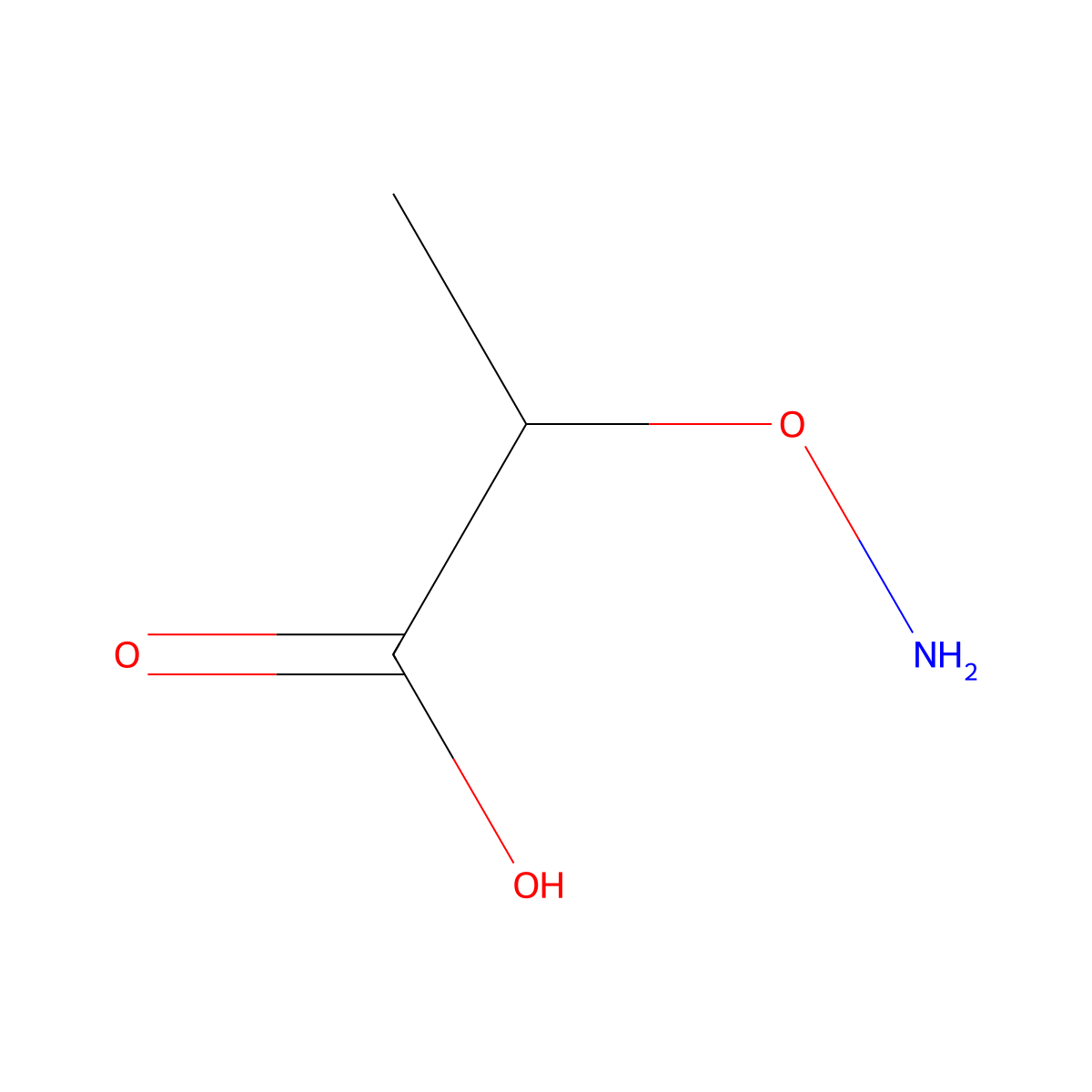 2-(Aminooxy)propanoic acid molecular structure, CAS 2786-22-3