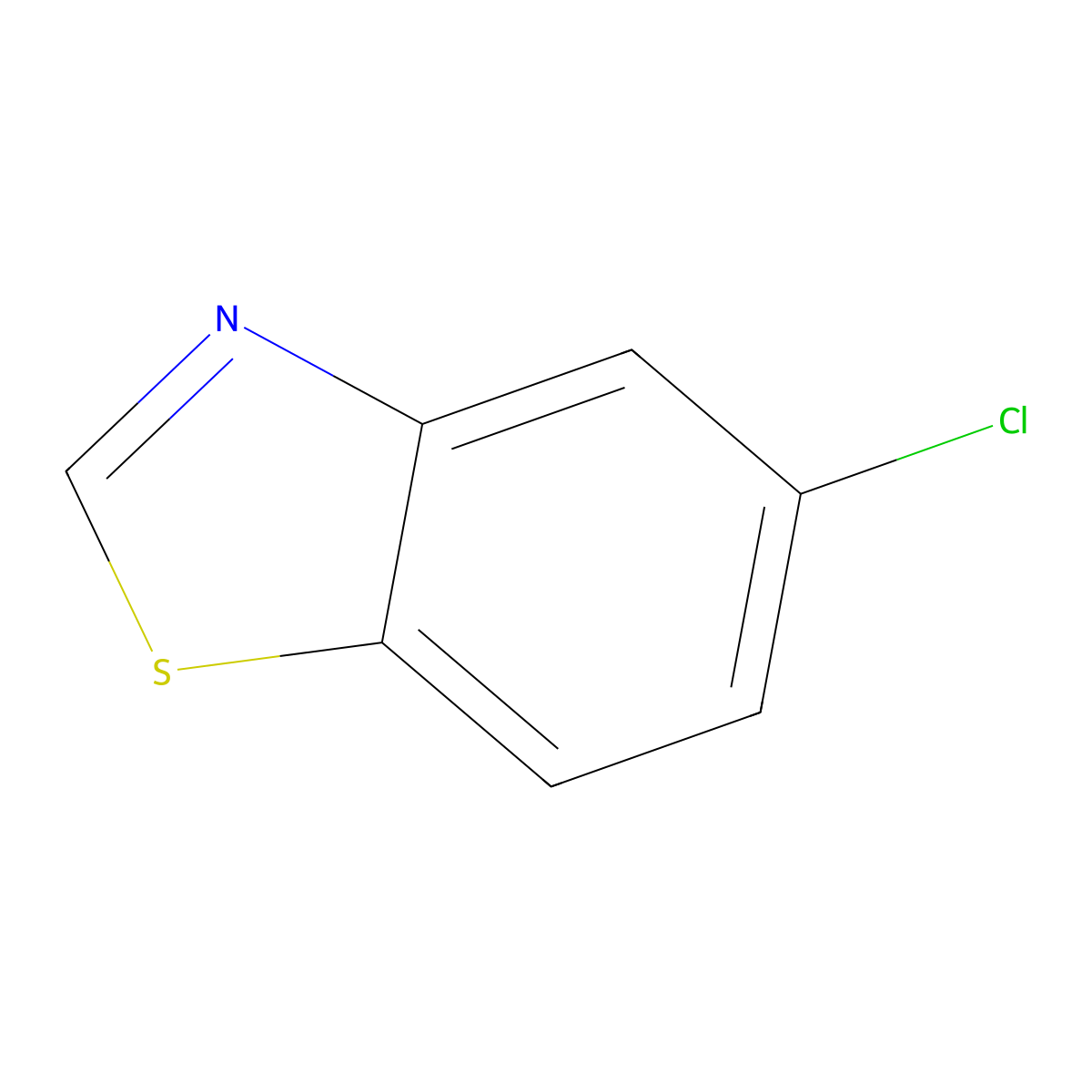 5-Chloro-1,3-benzothiazole molecular structure, CAS 2786-51-8