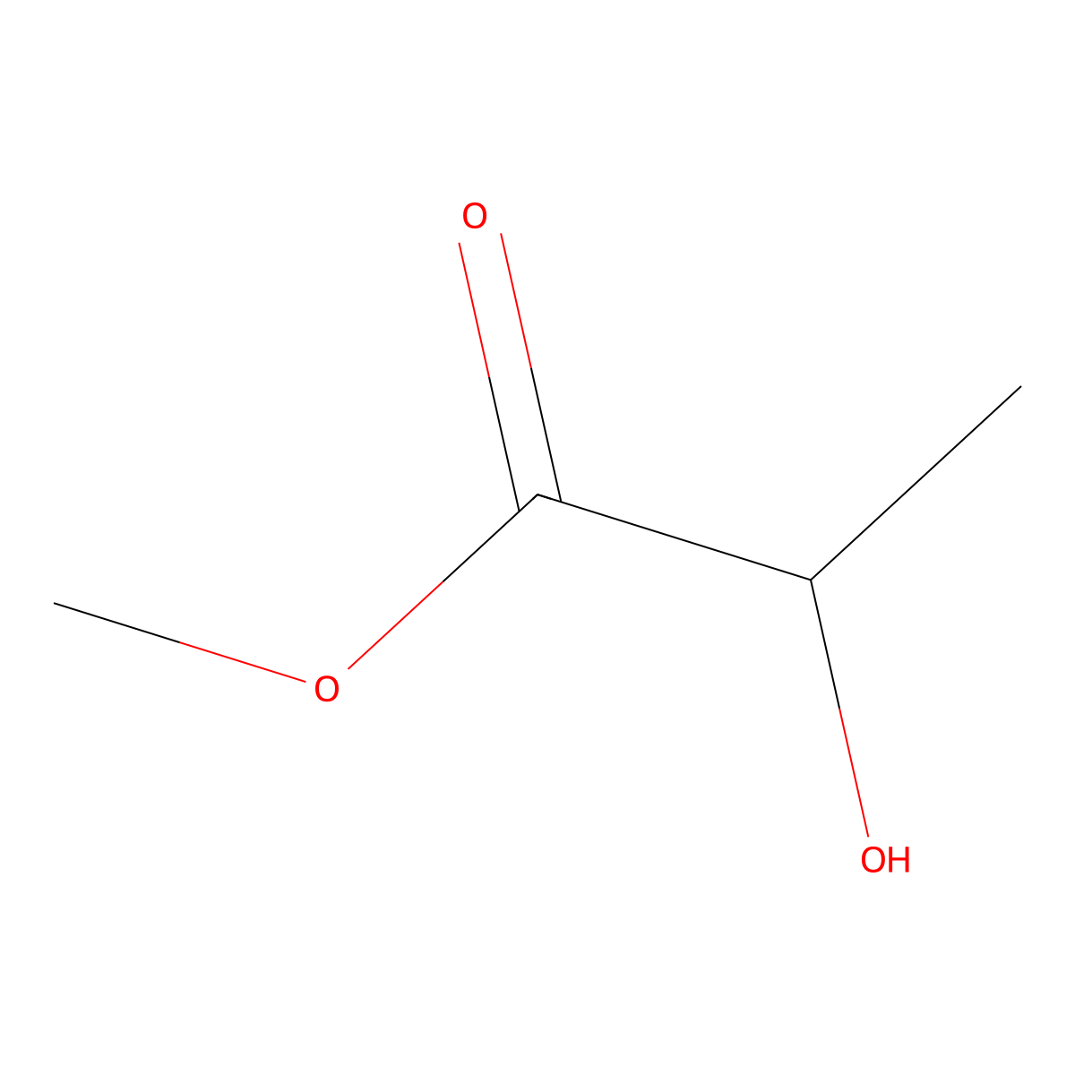 methyl (S)-lactate molecular structure, CAS 27871-49-4