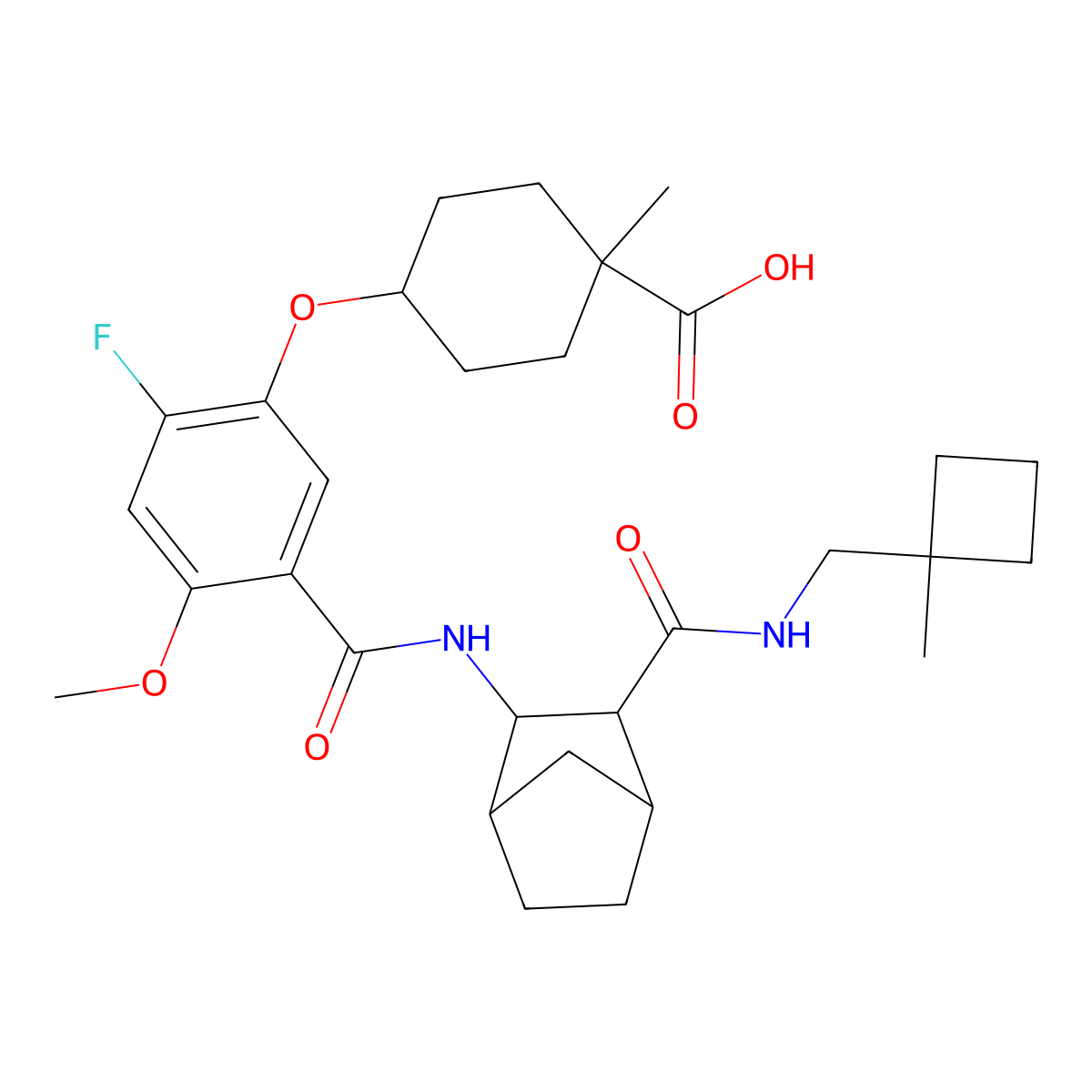 Pexerelgon molecular structure, CAS 2787501-83-9