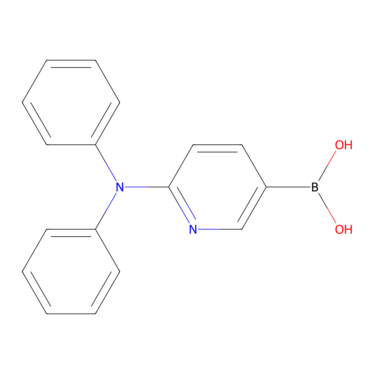 B-[6-(Diphenylamino)-3-pyridinyl]boronic acid molecular structure, CAS 2787636-21-7