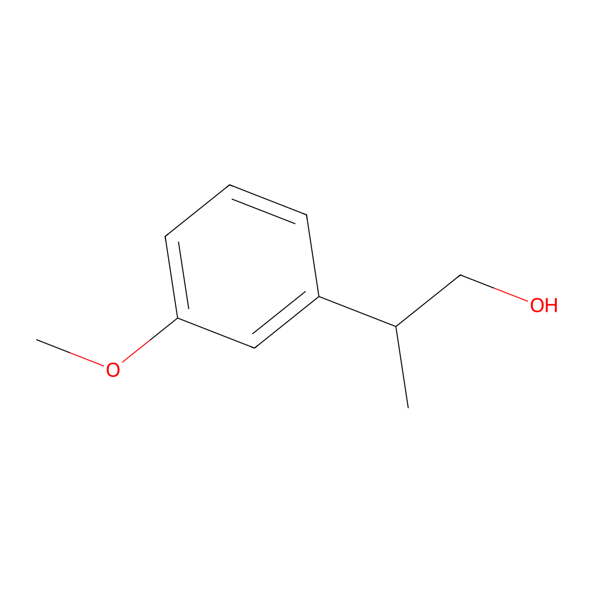 2-(3-Methoxyphenyl)propan-1-ol molecular structure, CAS 27877-69-6