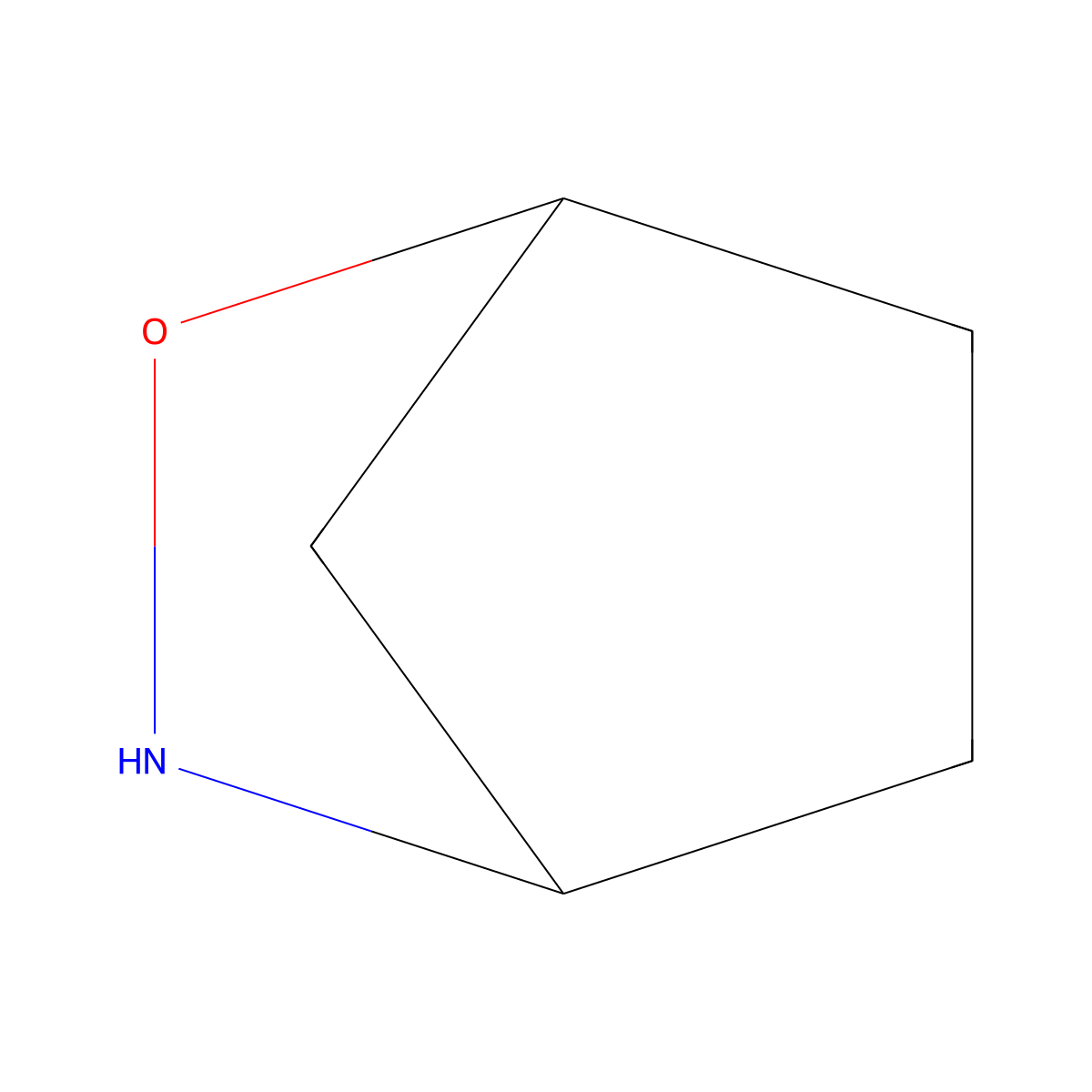2-Oxa-3-azabicyclo[2.2.1]heptane(8CI,9CI) molecular structure, CAS 279-32-3