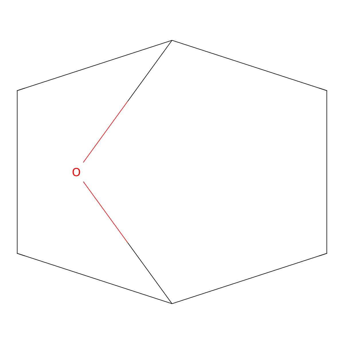7-Oxabicyclo(2.2.1)heptane molecular structure, CAS 279-49-2