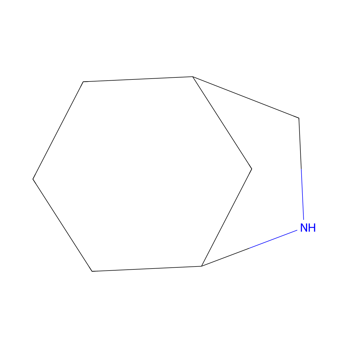 6-Azabicyclo(3.2.1)octane molecular structure, CAS 279-85-6