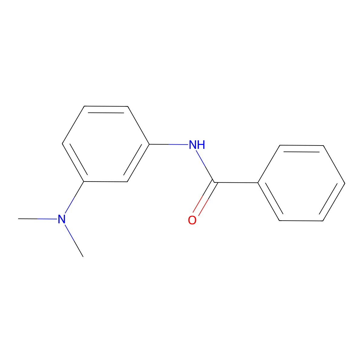 Benzamide, N-[3-(dimethylamino)phenyl]- molecular structure, CAS 27905-38-0