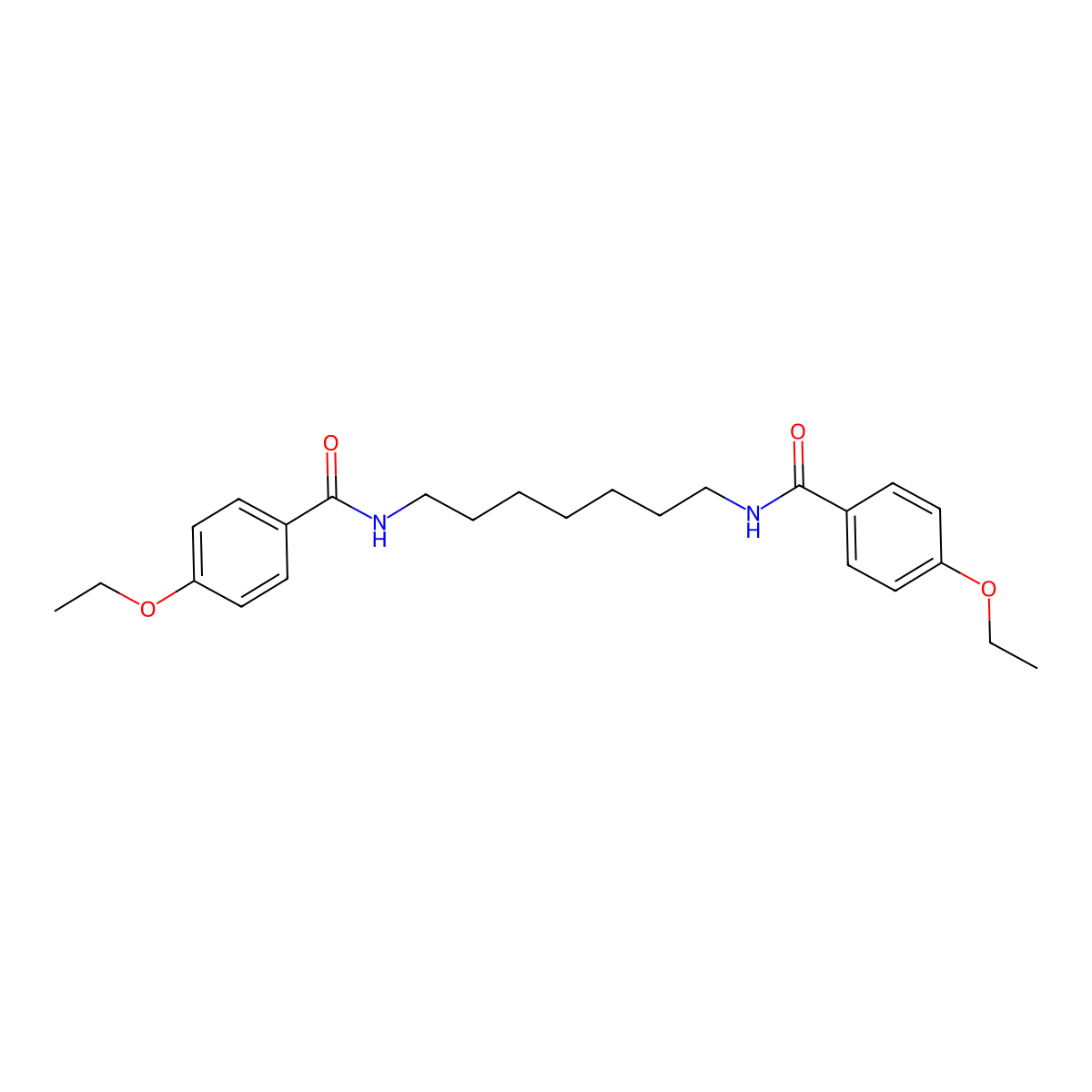 4-ethoxy-N-{7-[(4-ethoxybenzoyl)amino]heptyl}benzamide molecular structure, CAS 27906-50-9