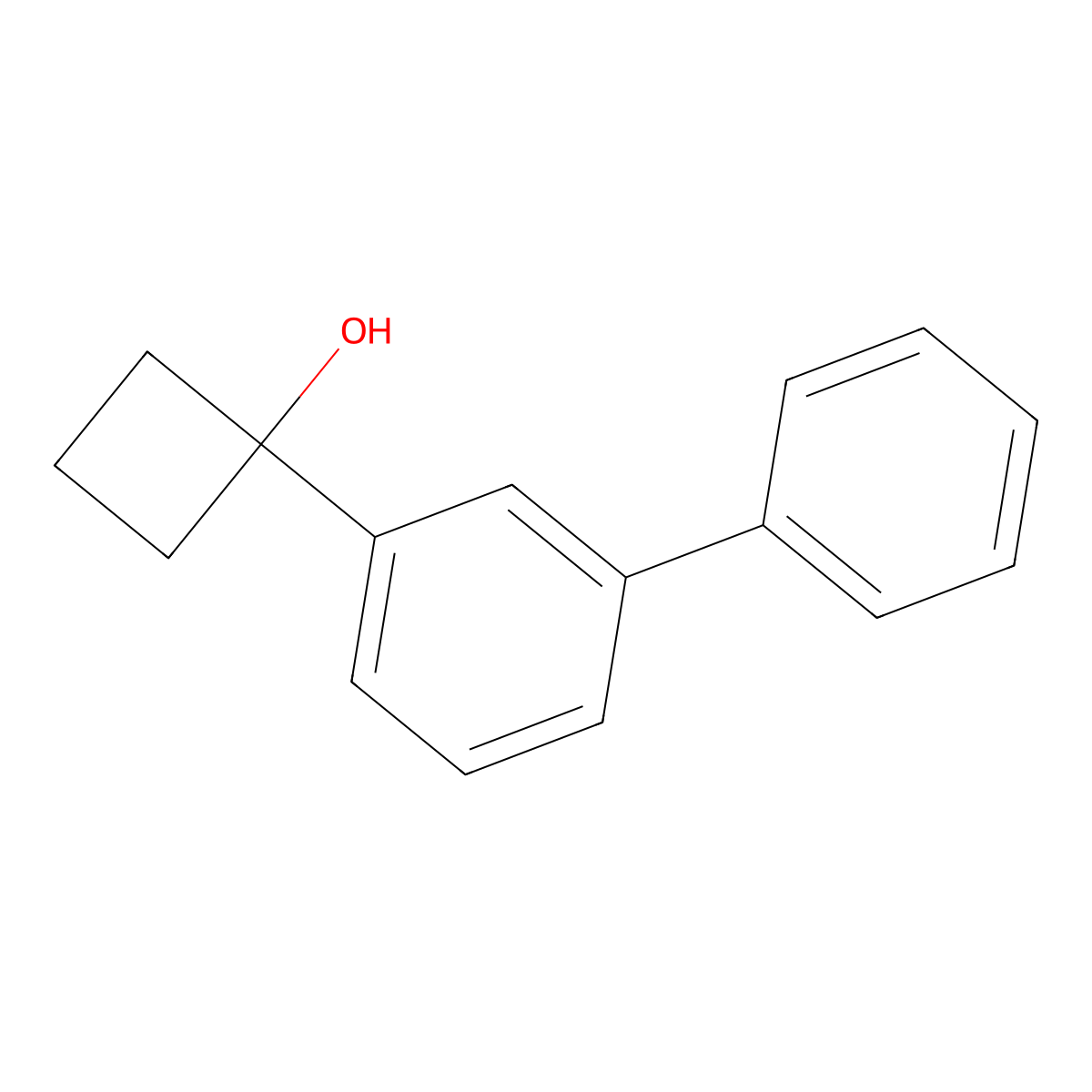 1-([1,1'-Biphenyl]-3-yl)cyclobutanol molecular structure, CAS 2790604-89-4