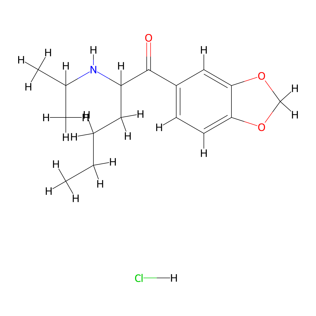 N-Isopropyl Hexylone Hydrochloride molecular structure, CAS 27912-43-2