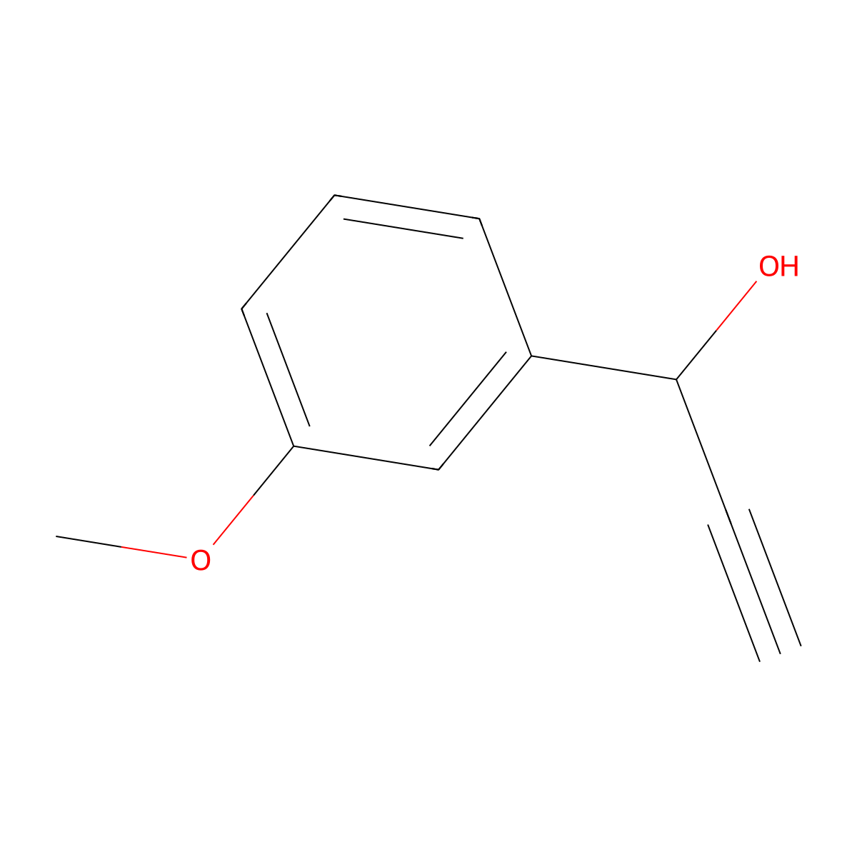 1-(3-Methoxyphenyl)prop-2-yn-1-ol molecular structure, CAS 27913-19-5