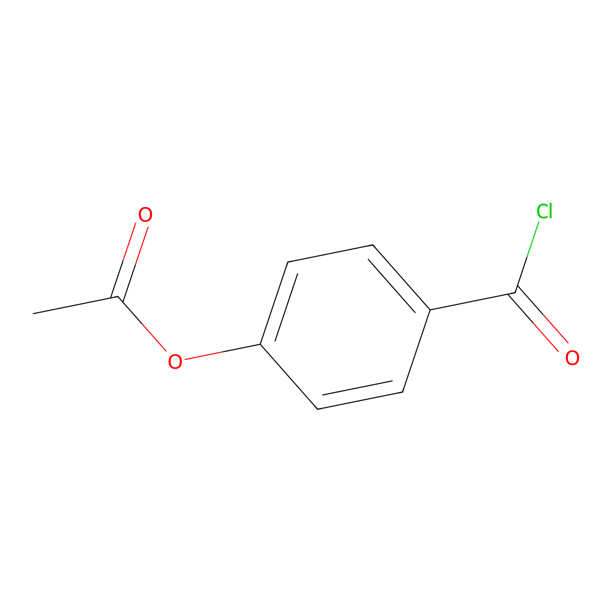 p-Acetoxybenzoyl chloride molecular structure, CAS 27914-73-4
