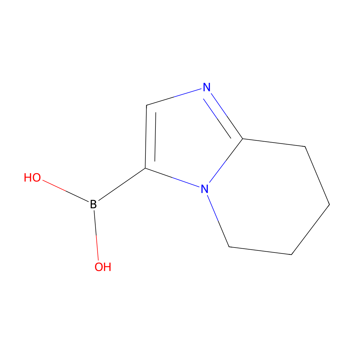 (5,6,7,8-Tetrahydroimidazo[1,2-a]pyridin-3-yl)boronic acid molecular structure, CAS 2791477-04-6