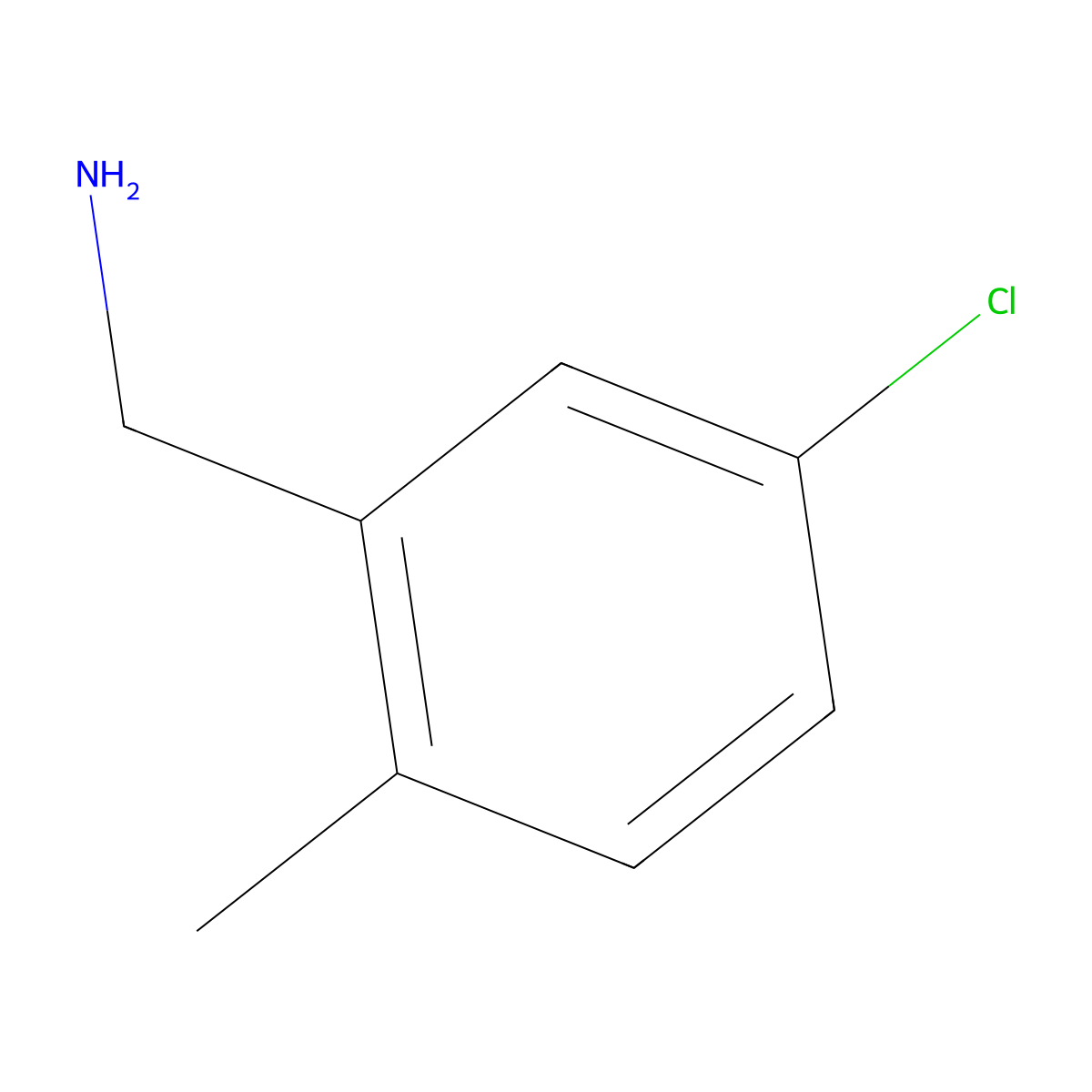 5-Chloro-2-methylbenzylamine molecular structure, CAS 27917-13-1