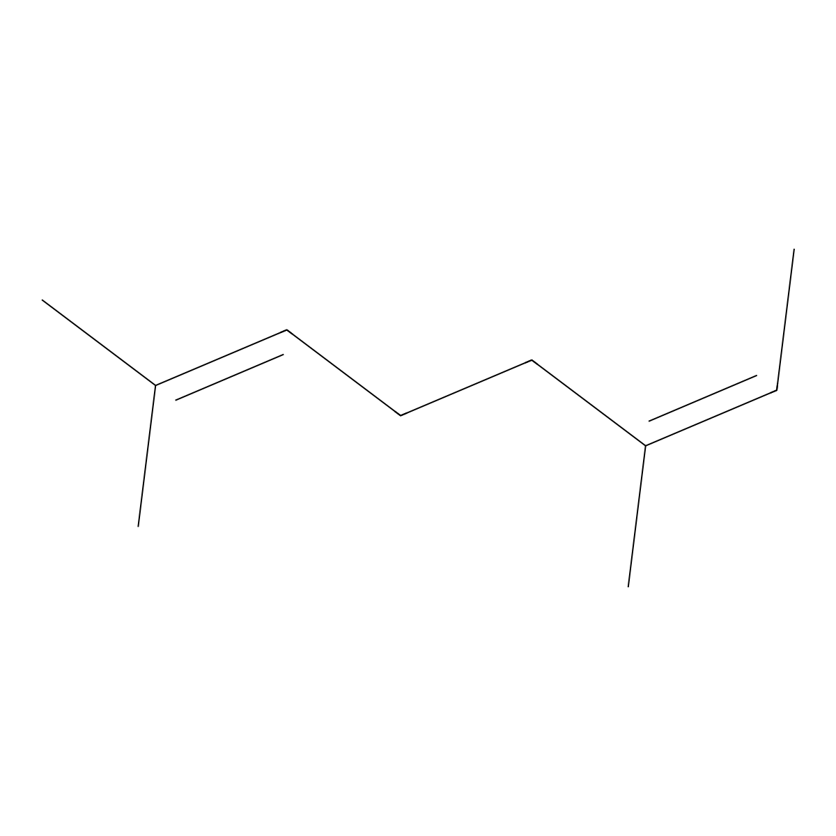 2,6-Dimethylocta-2,6-diene molecular structure, CAS 2792-39-4
