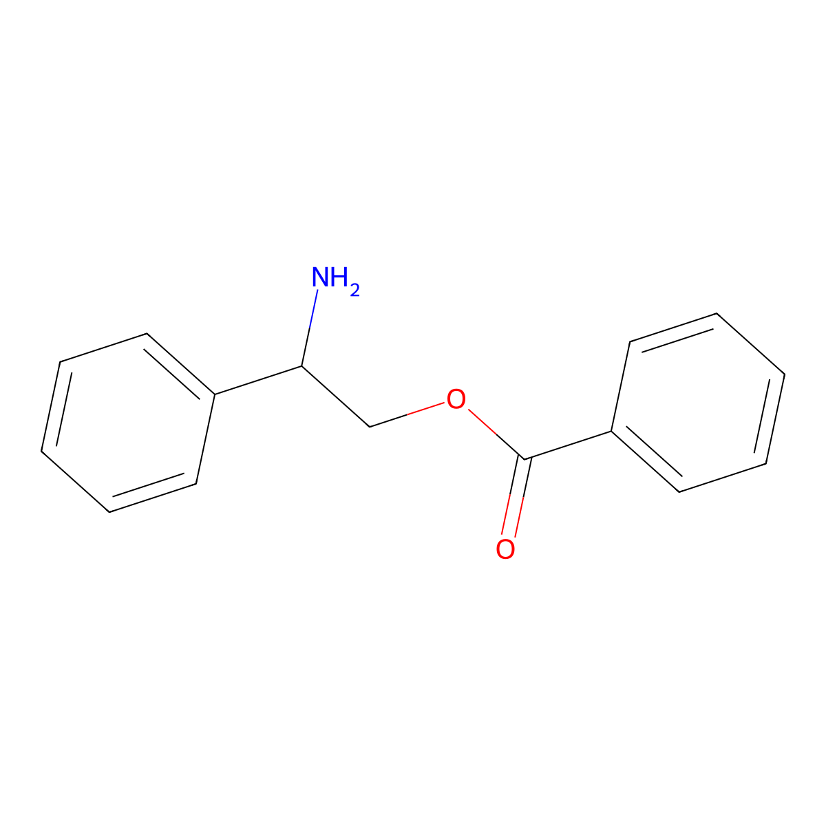 (2R)-2-amino-2-phenylethyl benzoate molecular structure, CAS 2792161-54-5