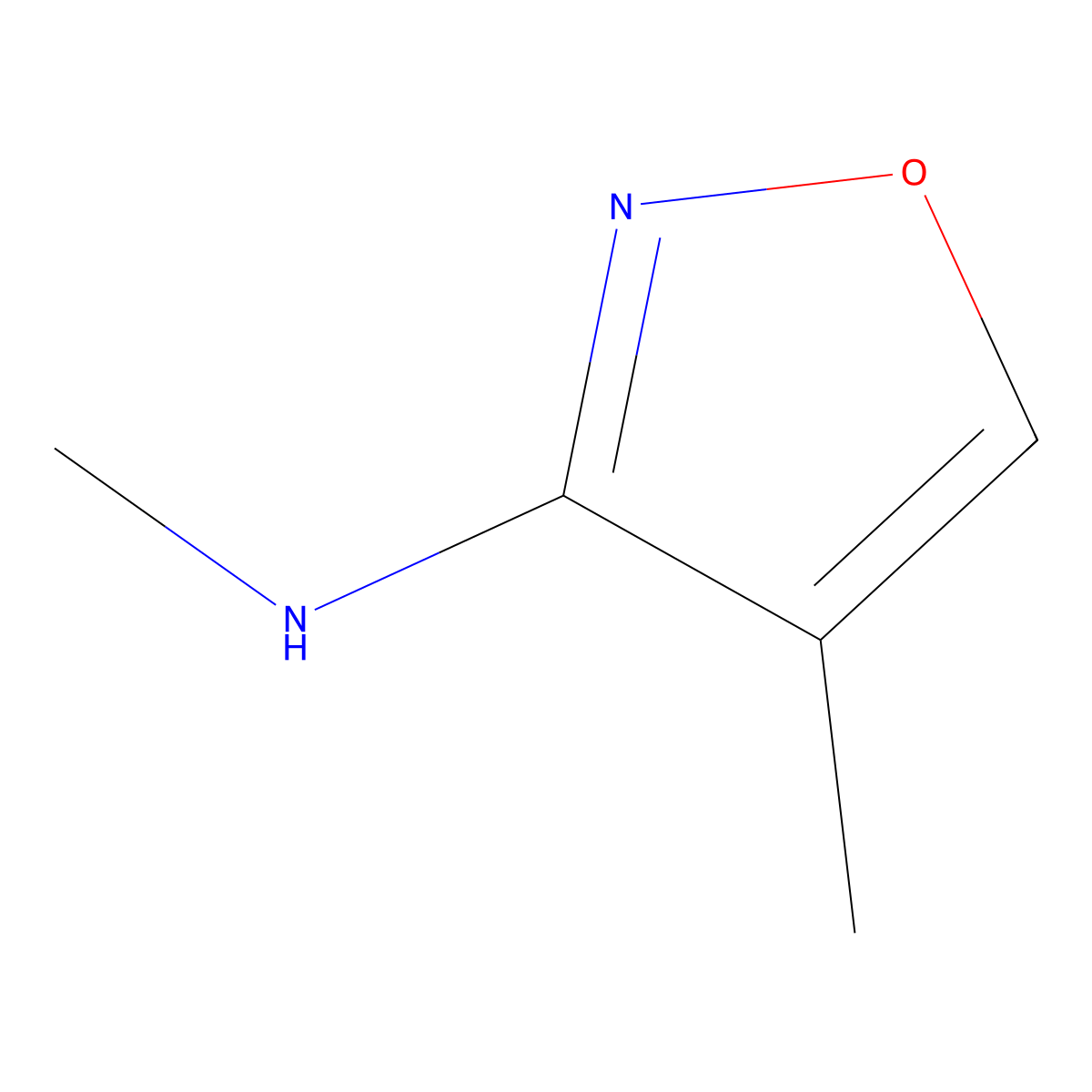 N,4-dimethyl-1,2-oxazol-3-amine molecular structure, CAS 2792186-88-8