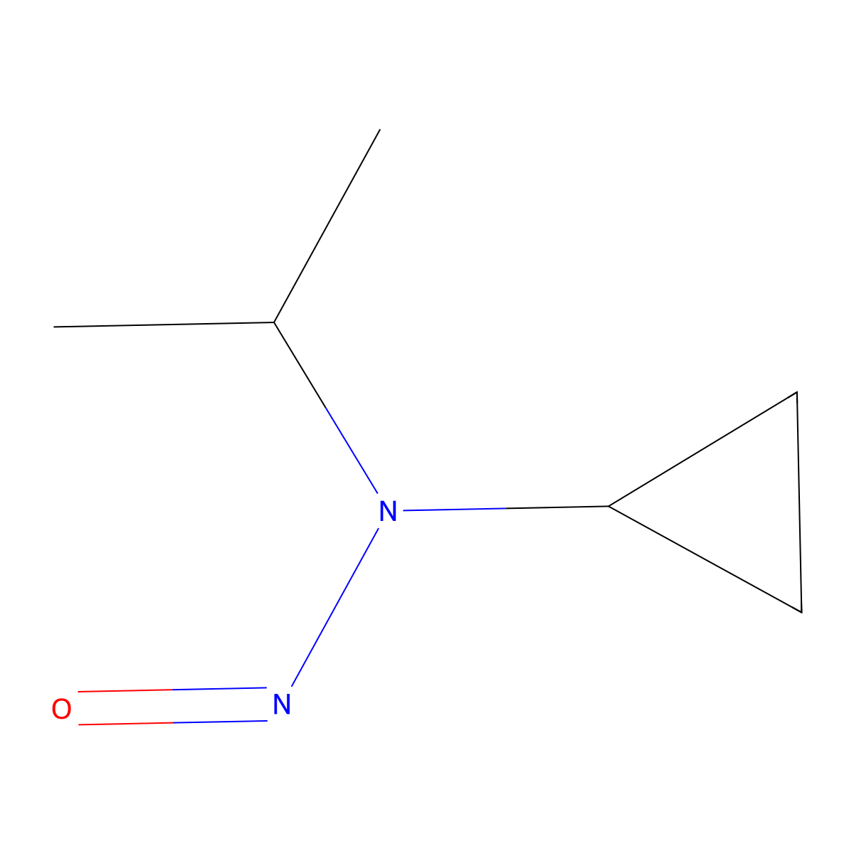 N-nitroso-N-(propan-2-yl)cyclopropanamine molecular structure, CAS 2792201-70-6